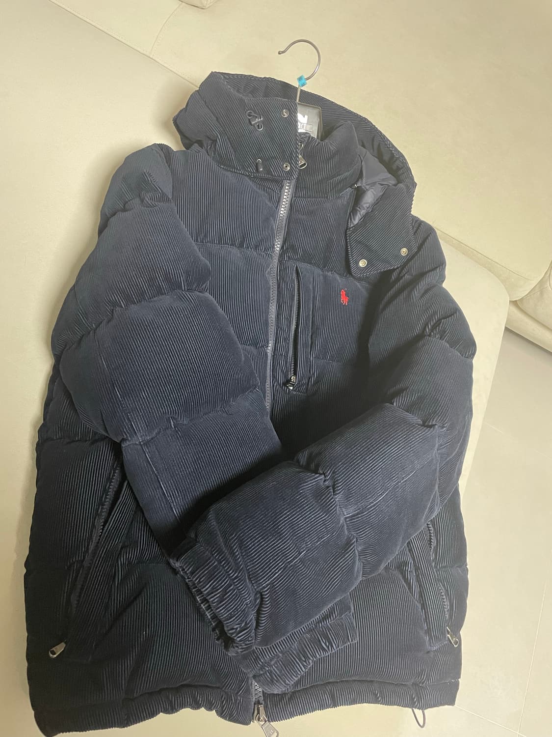 폴로 코듀로이 패딩 상품이미지2