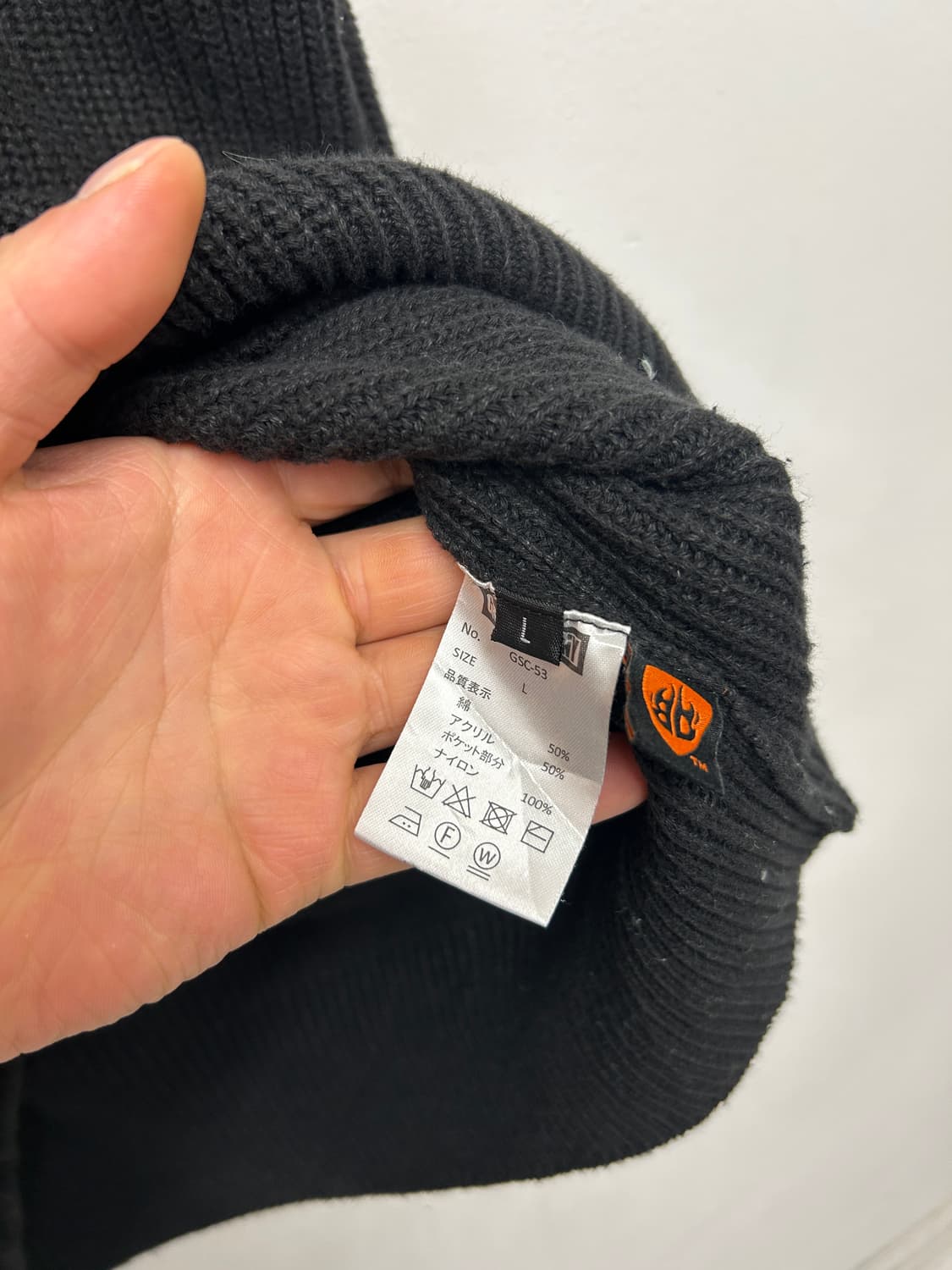 GRIP SWANY 그립스와니 블랙 니트 포켓 스웨터 상품이미지4