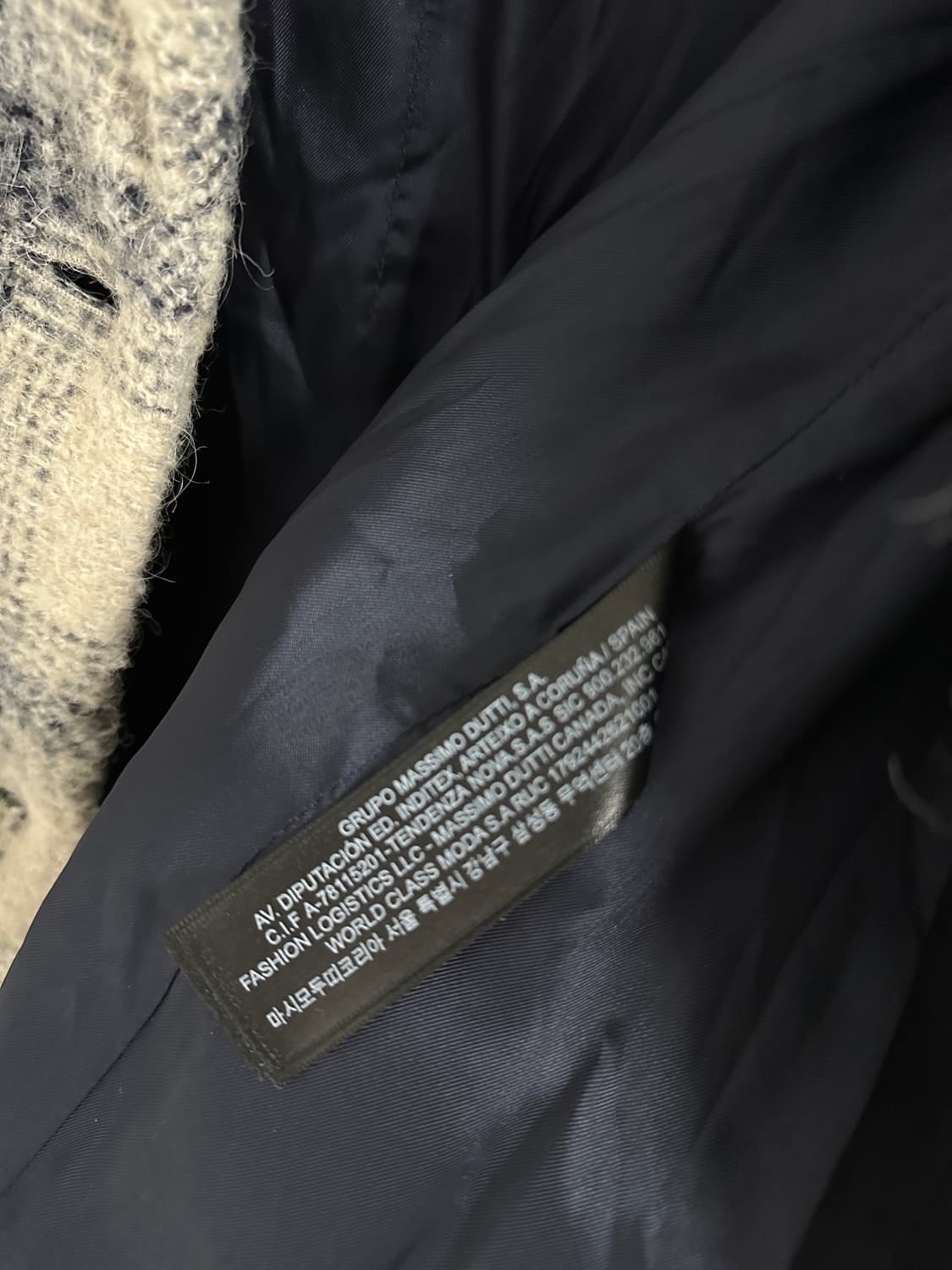 [마시모두띠] 여성  체크 이태리 알파카 코트 상품이미지9