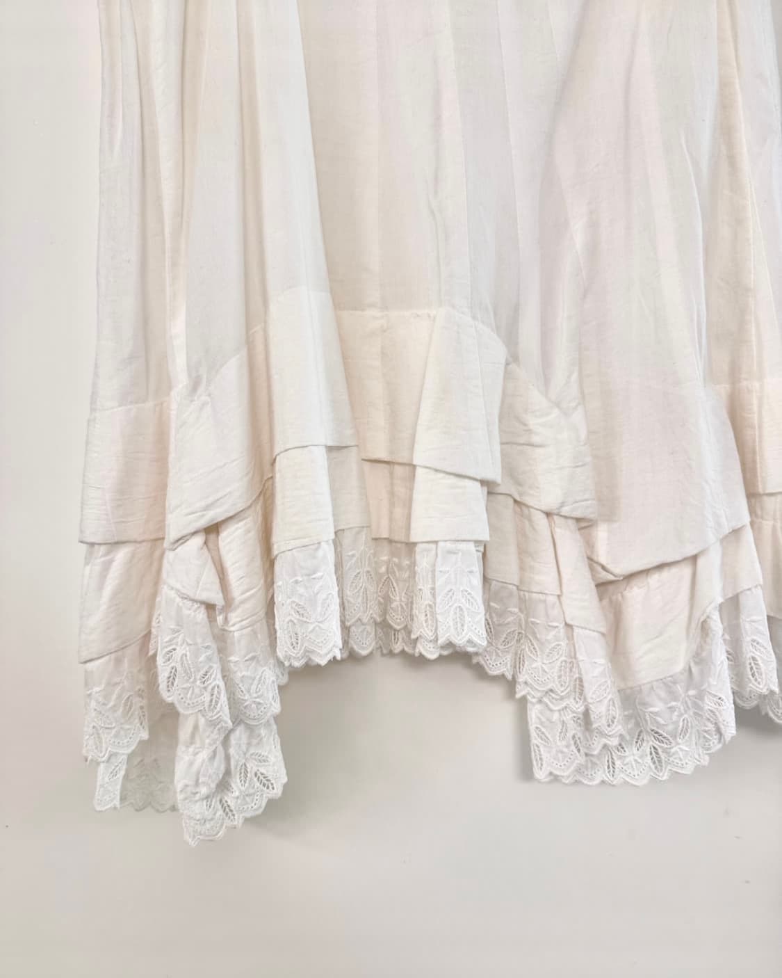 Comme des garcons 화이트 러플 스커트 m 상품이미지2