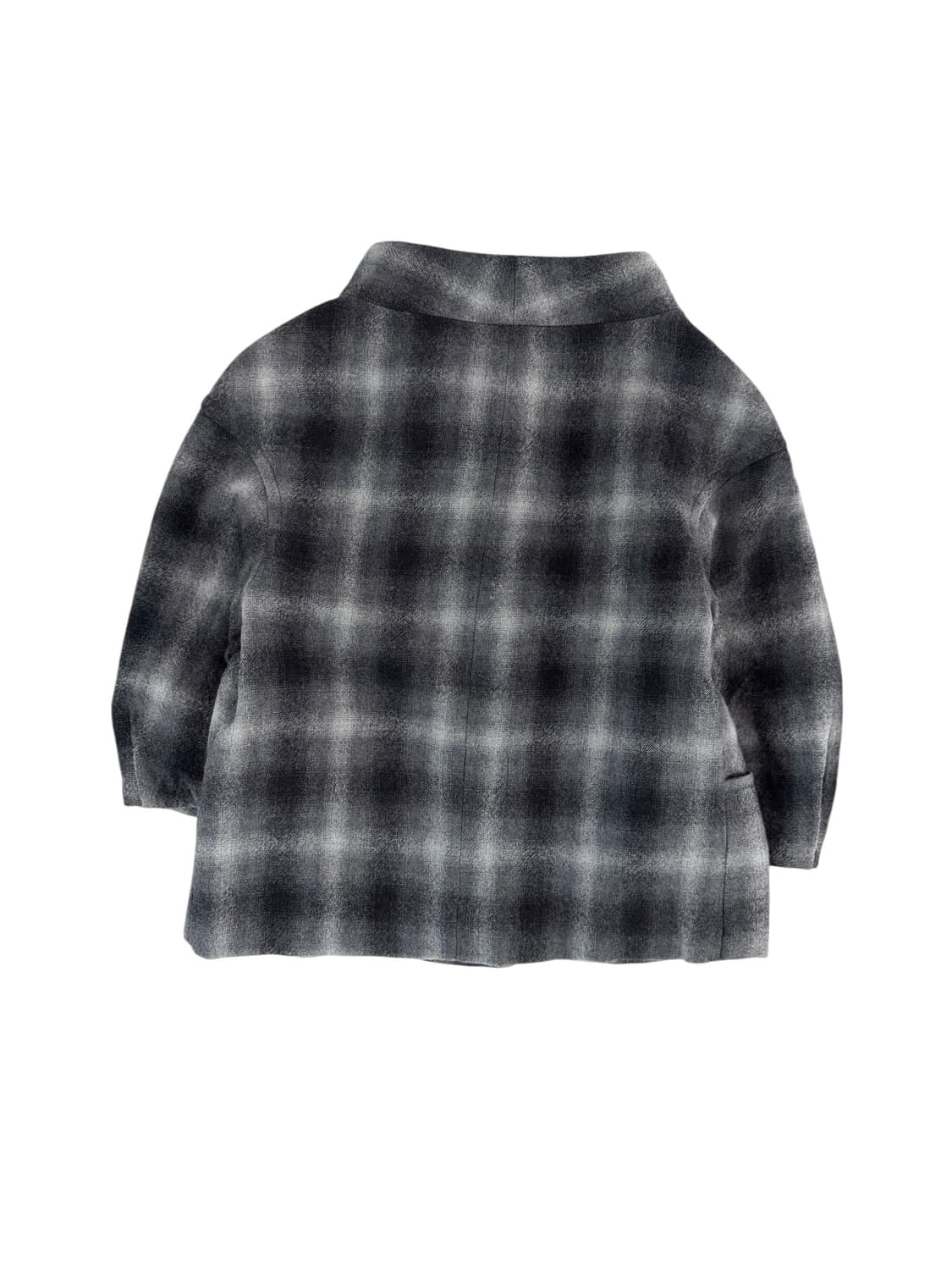 빈스 버튼 체크 자켓 상품이미지2