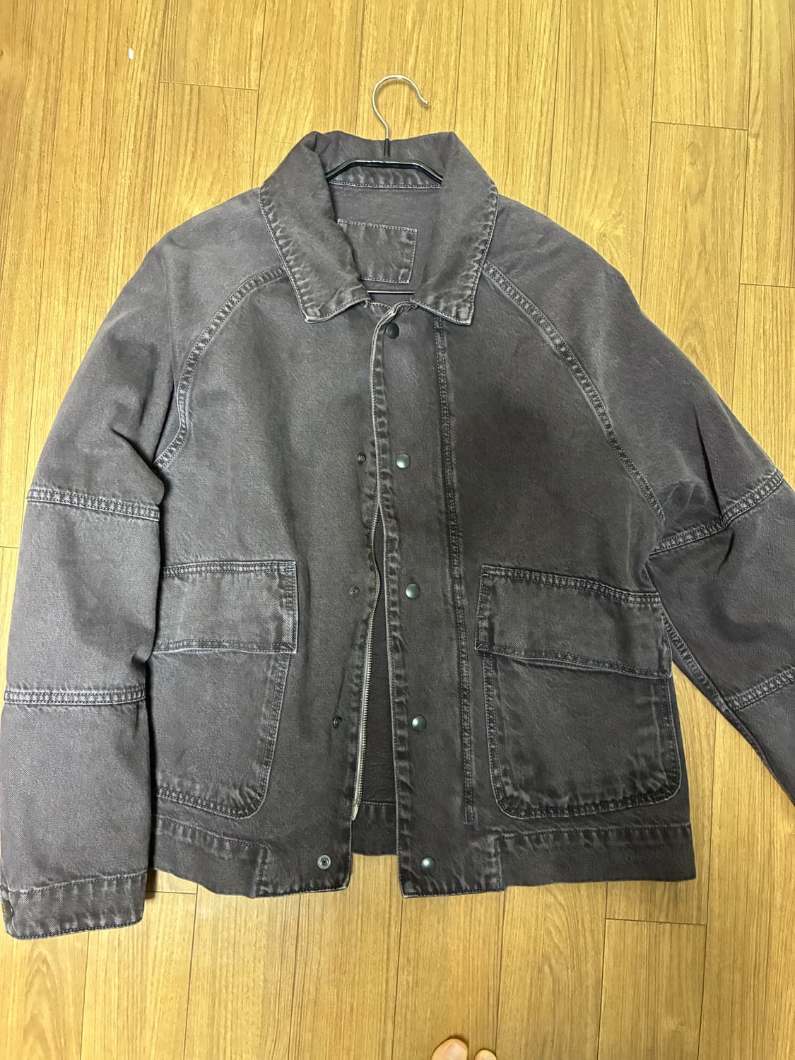 999휴머니티 워크 발란스 미카 자켓 (다이드 퍼플) 상품이미지2