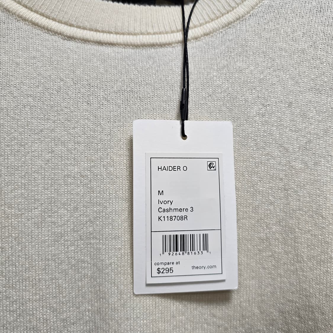 띠어리 헤이더 캐시미어100 니트 M 상품이미지2