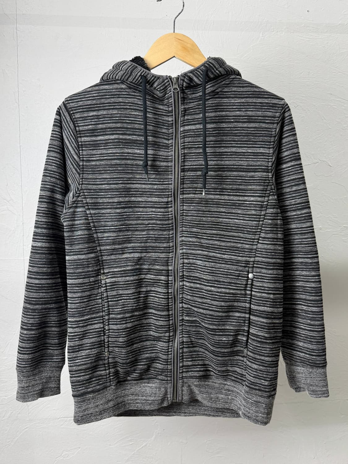 Steelo 스트라이프 후드 집업 상품이미지3