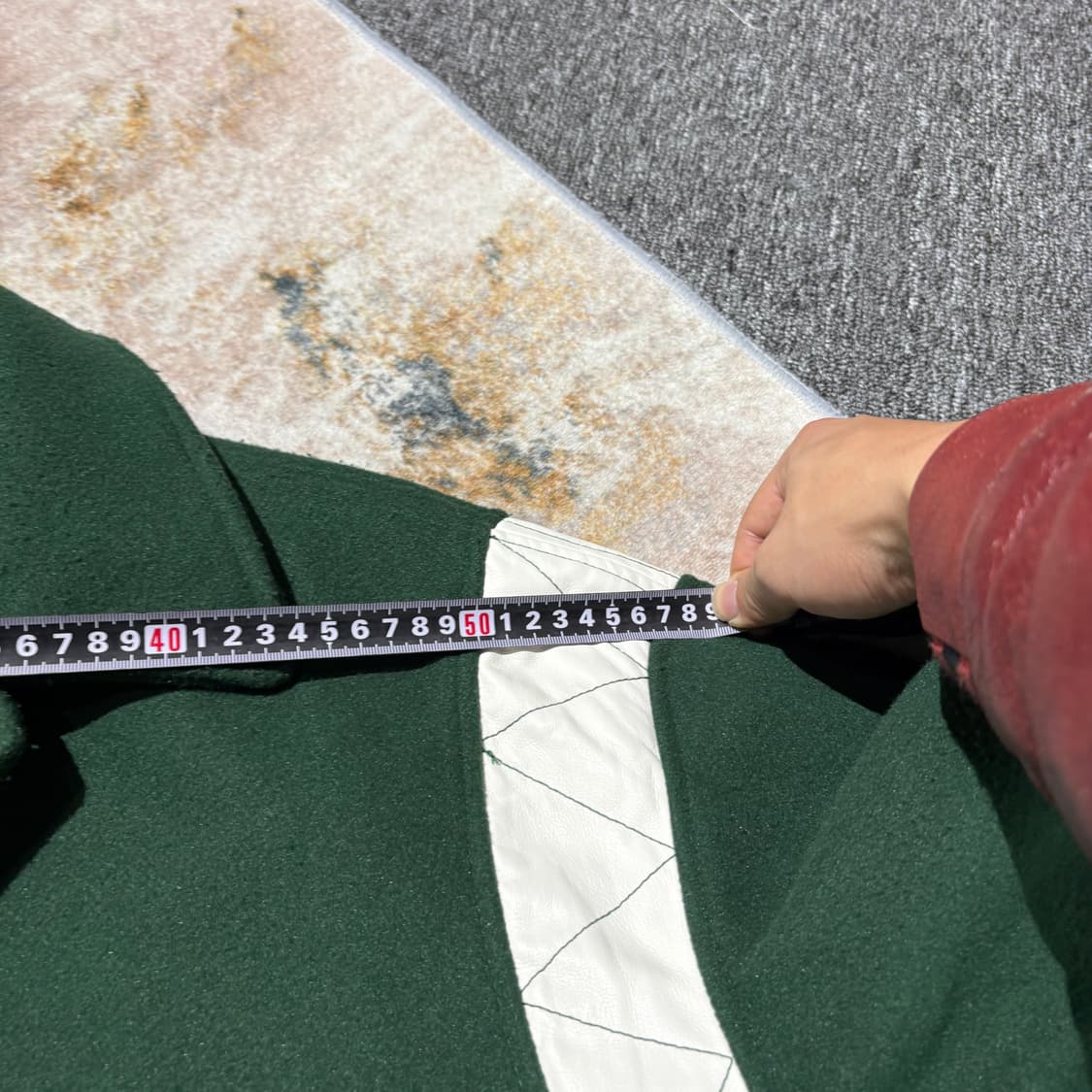 NIX 그린 바시티 빈티지자켓 상품이미지9