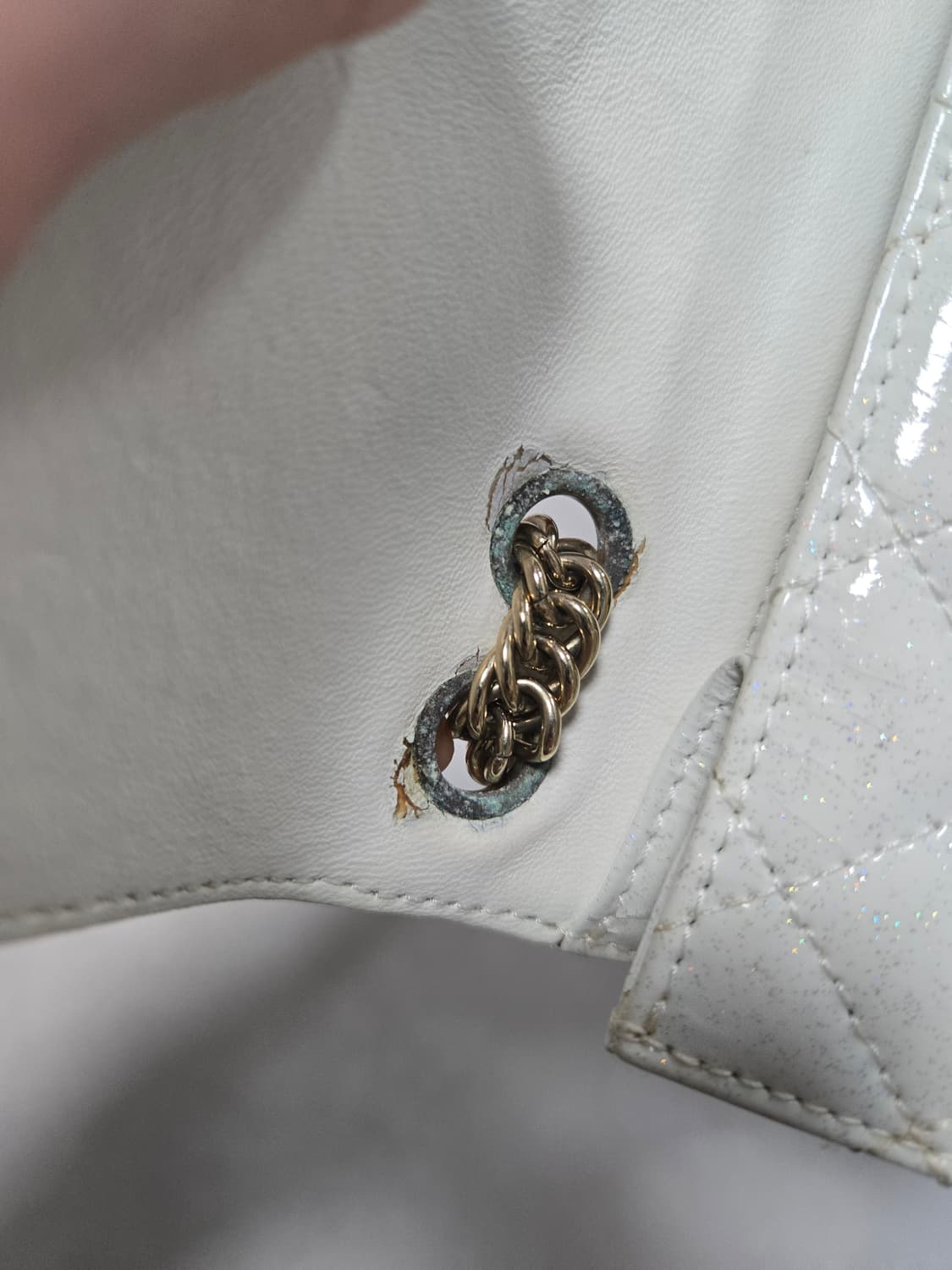 샤넬 페이던트 플립백 골드체인 상품이미지7