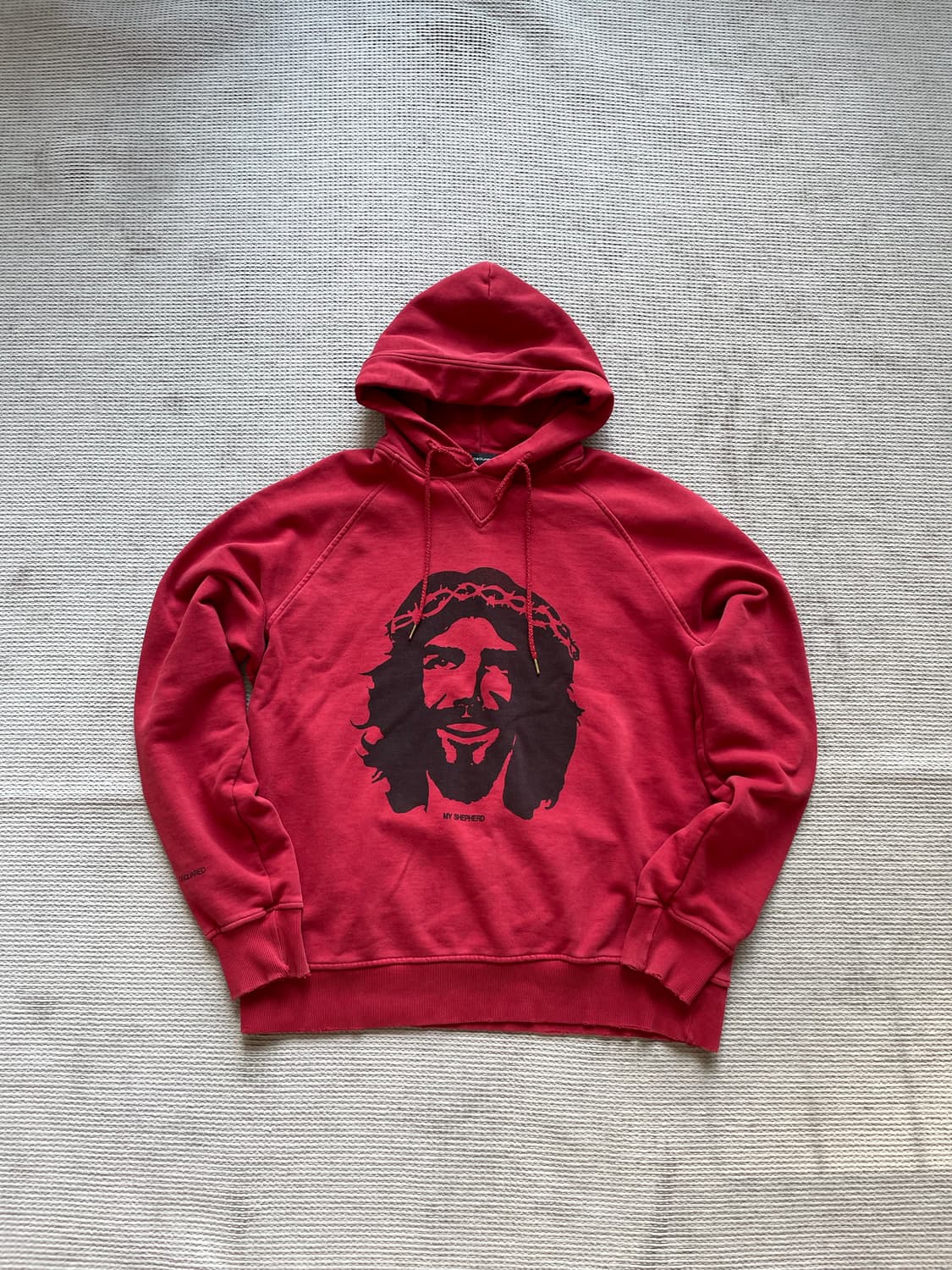 00‘s 디스퀘어드2 디스트레스 스마일 지저스 후디 상품이미지1