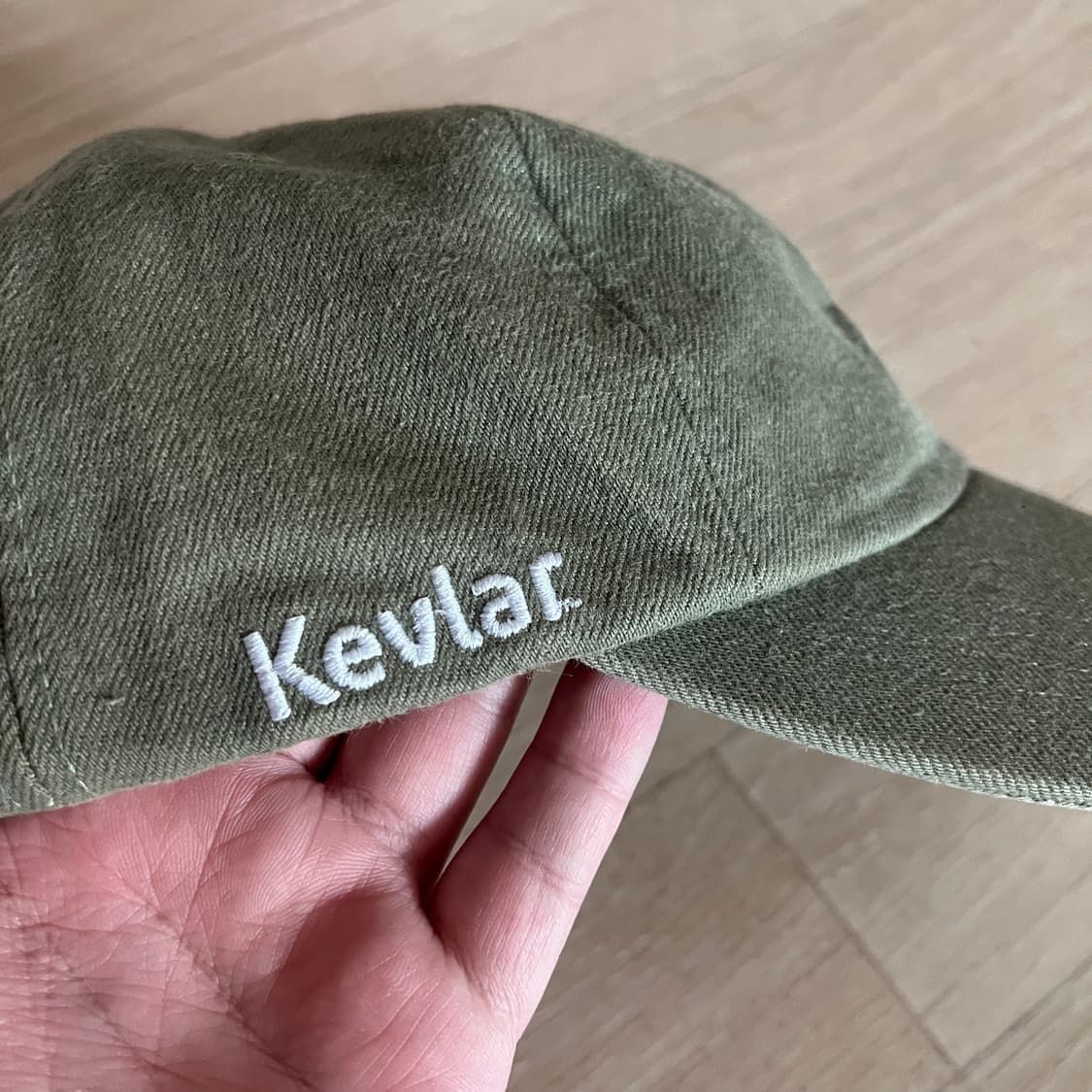 슈프림 케블라 데님 S 로고 6-패널 캡 올리브 - 22SS 상품이미지2