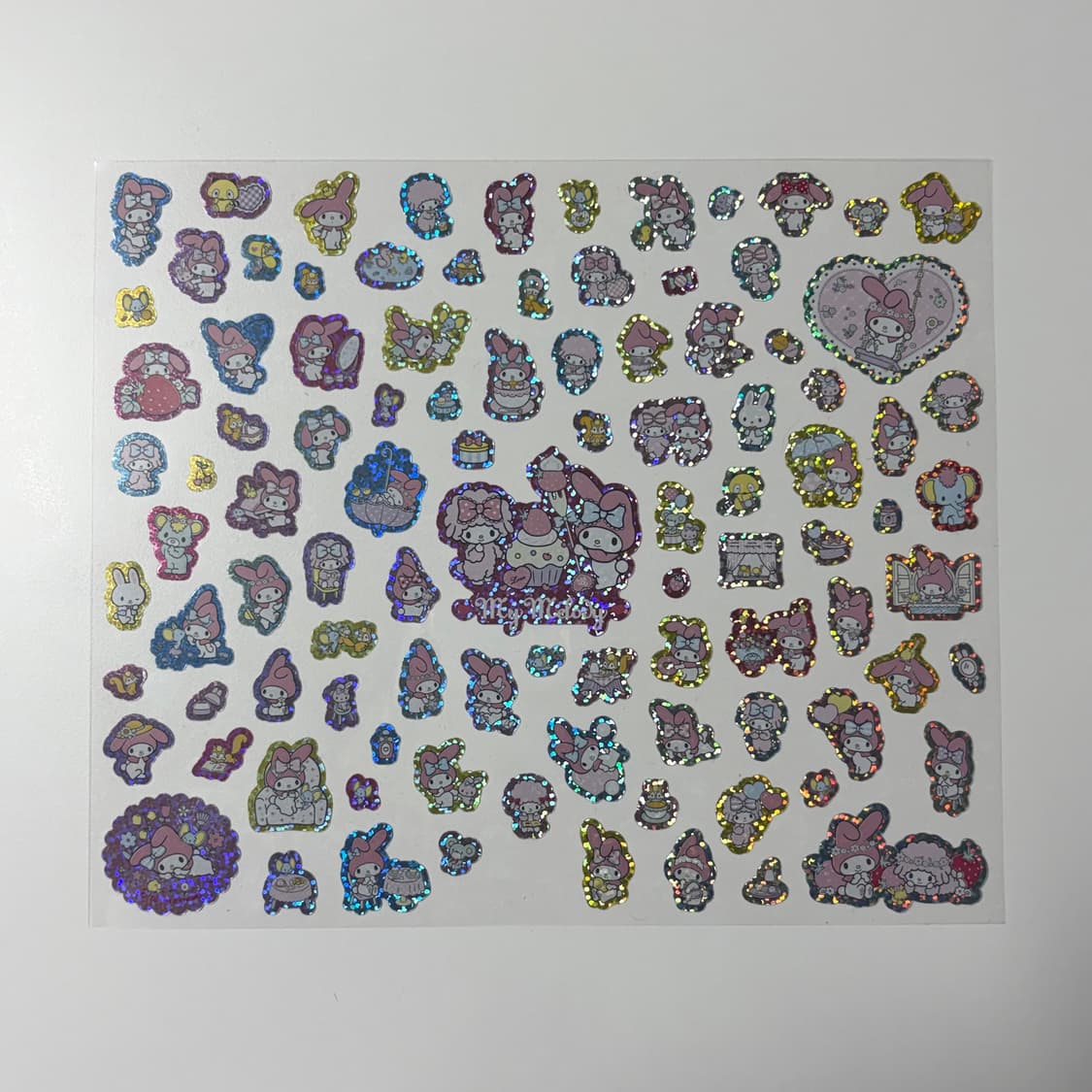 산리오 100개 스티커 2종/산리오 입체 스티커 3종/코기뮹 조각 스티커 상품이미지3