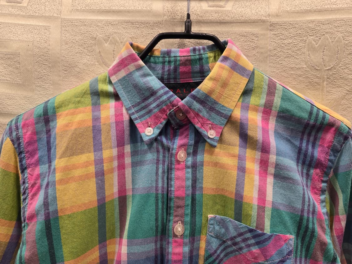 랄프로렌 체크 셔츠 XS (85) 상품이미지2