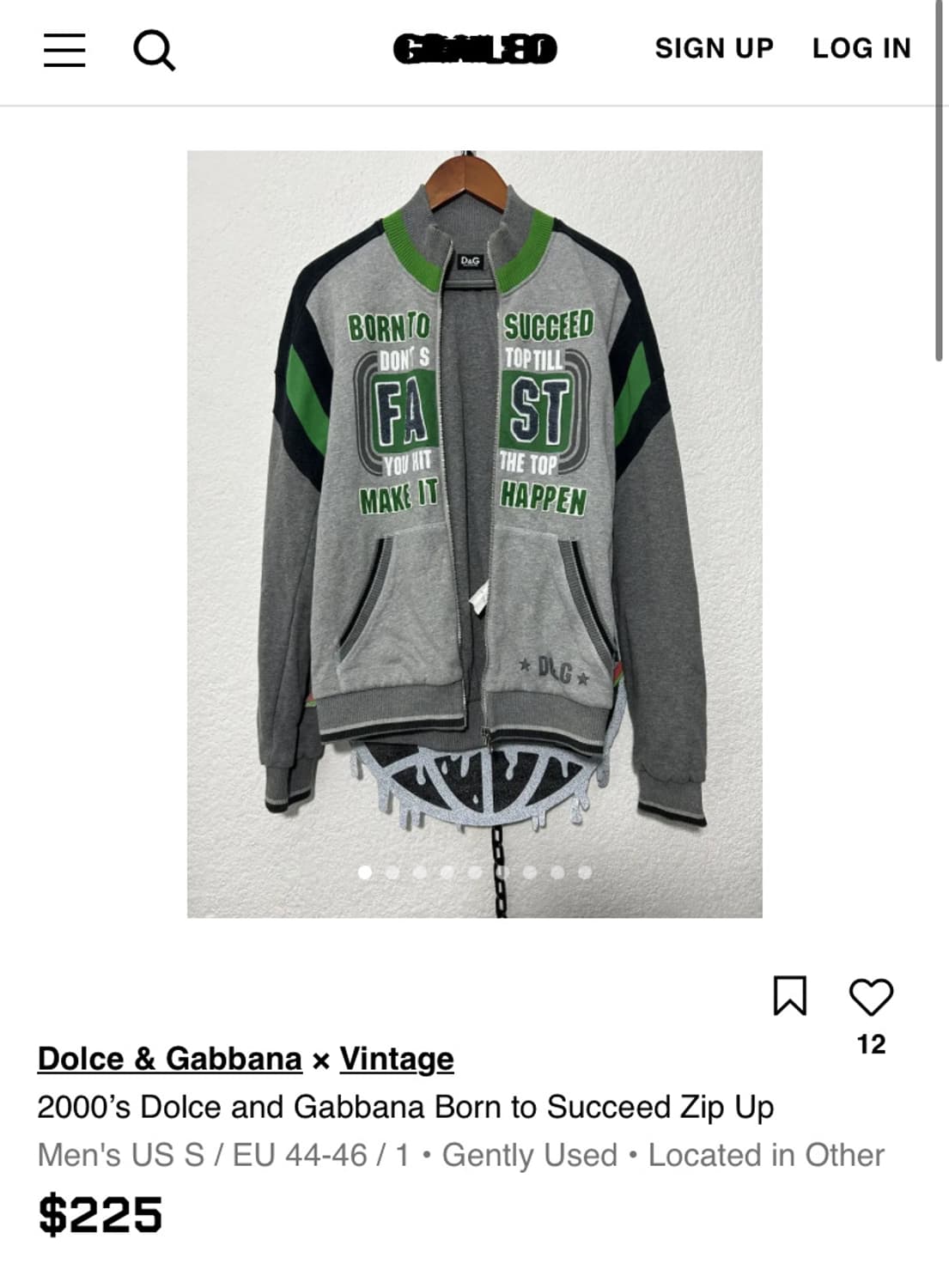 Dolce & Gabbana 돌체앤 가바나 본 투 석시드 집업 자켓 상품이미지1