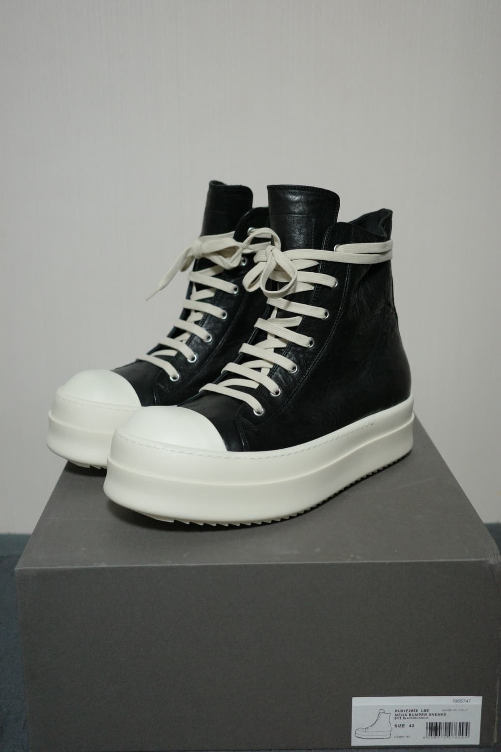 [43] 릭오웬스 메가 범퍼 라몬즈 스니커즈 LBE 상품이미지2