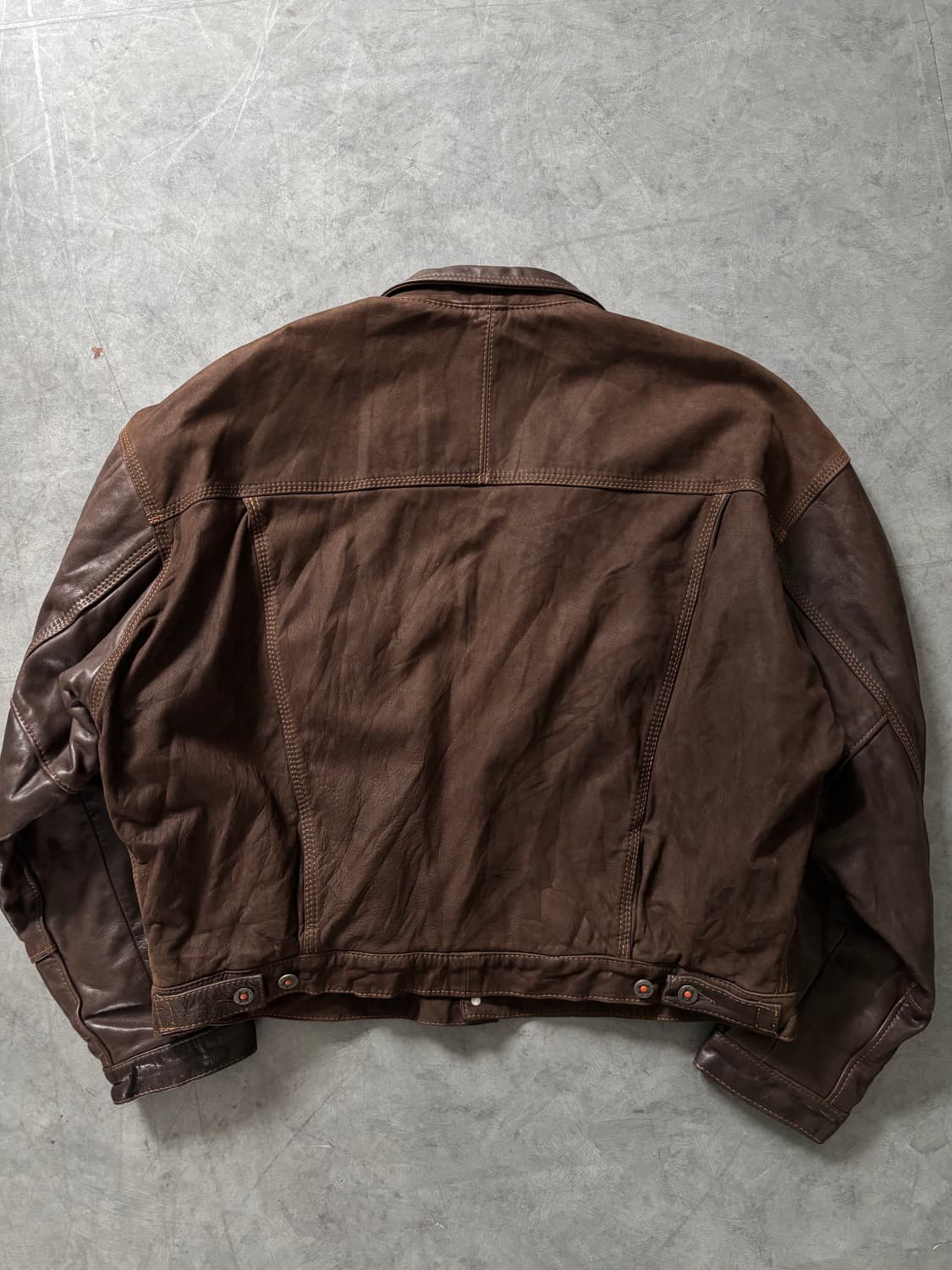 Kudsak 스웨이드 레더 트러커 자켓  상품이미지10