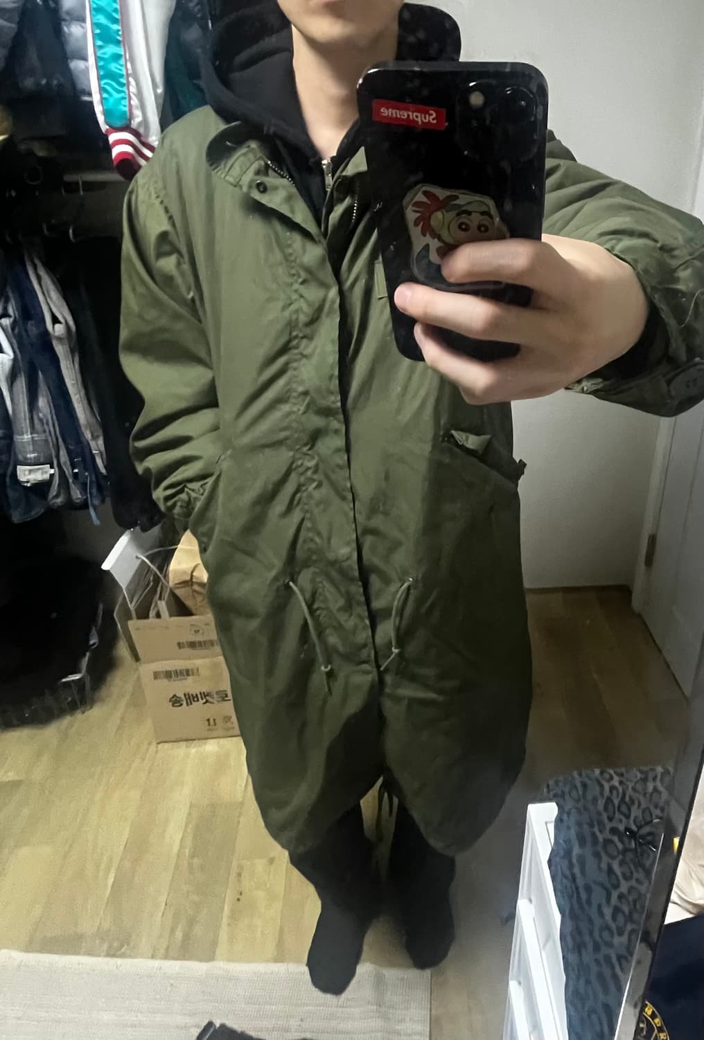 미군 오리지널 m-65 개파카 피쉬테일 상품이미지8