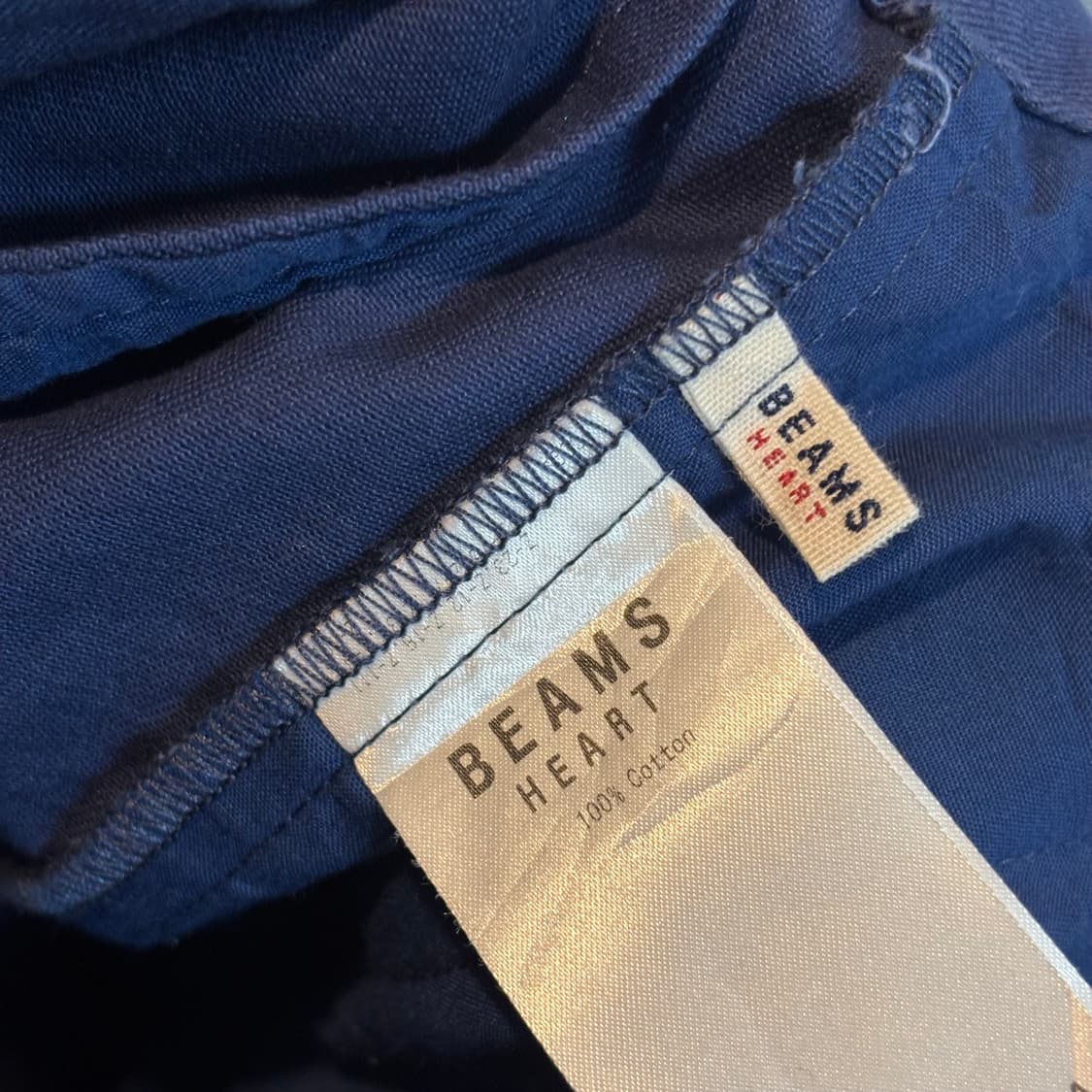 BEAMS HEART 블루 큐롯 와이드 팬츠 상품이미지7