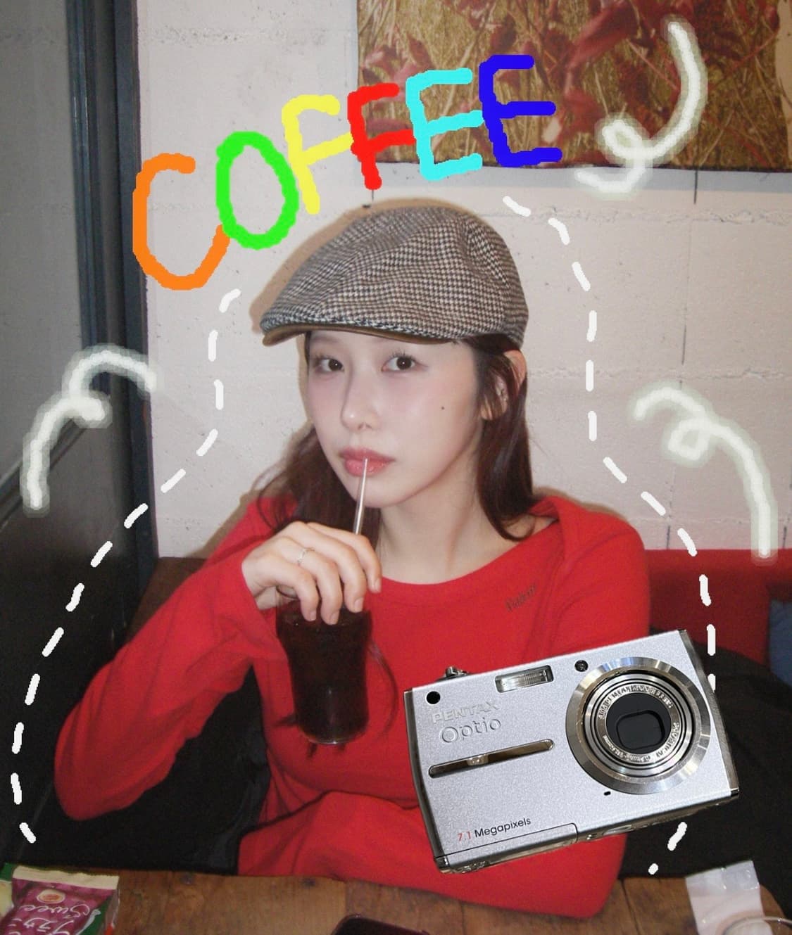 그려서 꾸미는 펜탁스 옵티오 T30 상품이미지1