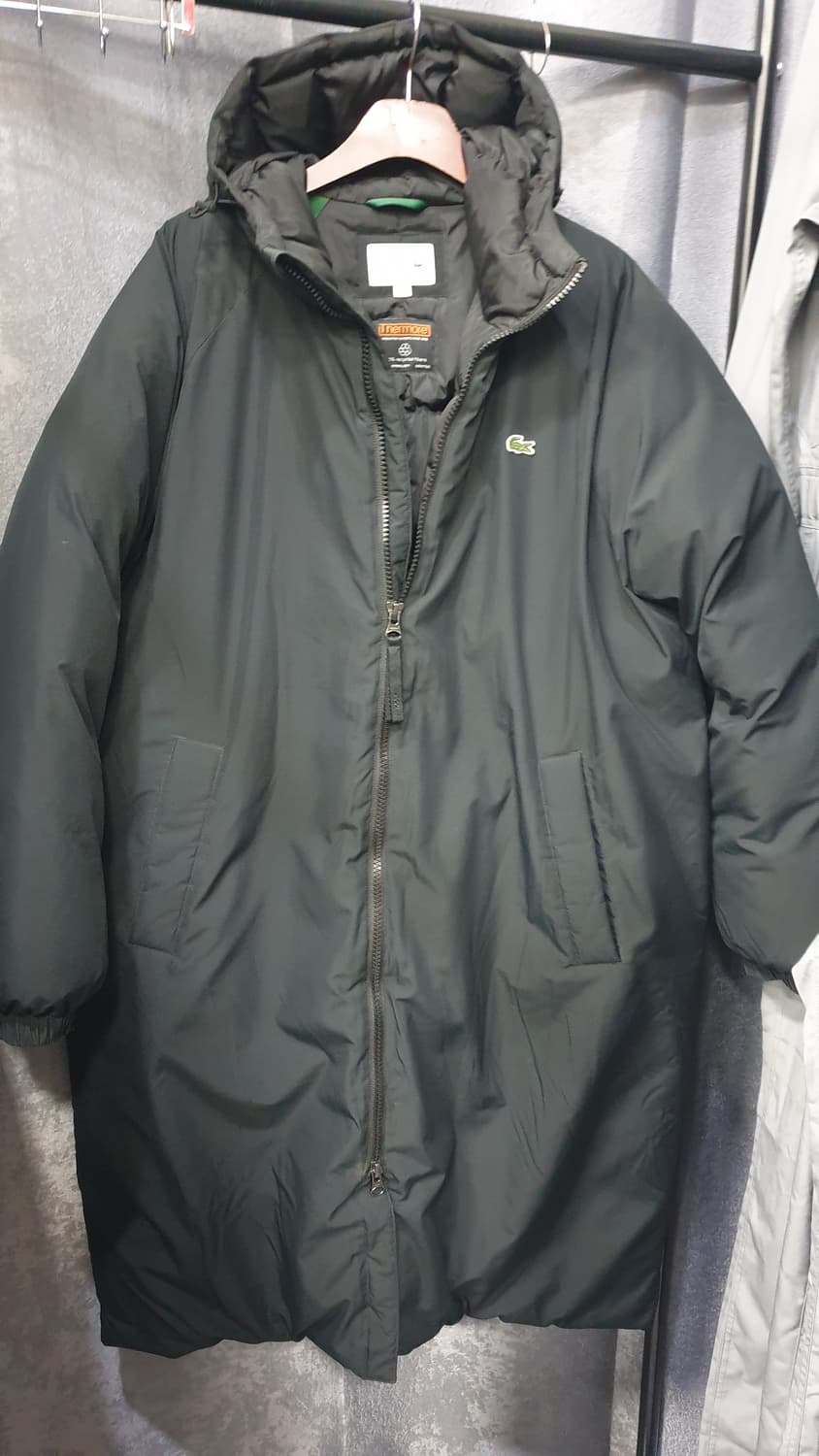 라코스테 남성 에코다운 롱패딩 FR 52 상품이미지1