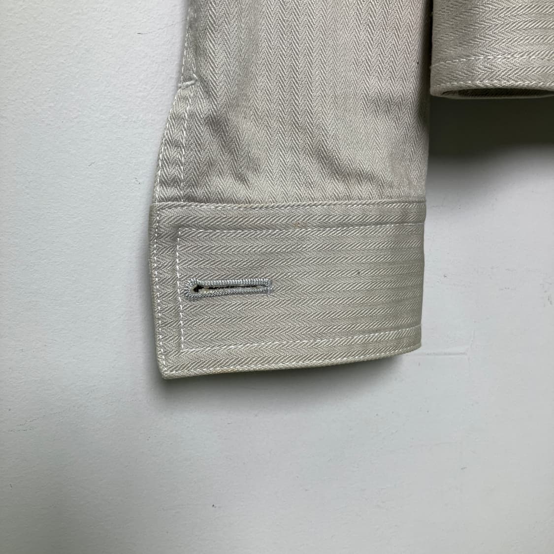 꾸레쥬 21 아이보리 데님 숏 자켓 트러커 상품이미지4