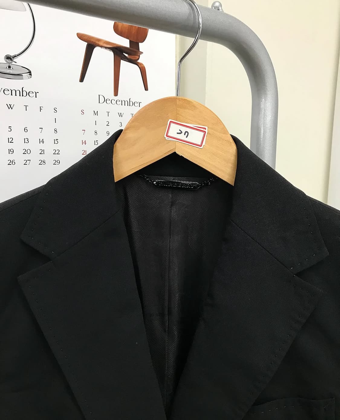 버버리 블랙 울 블레이저 자켓 상품이미지2