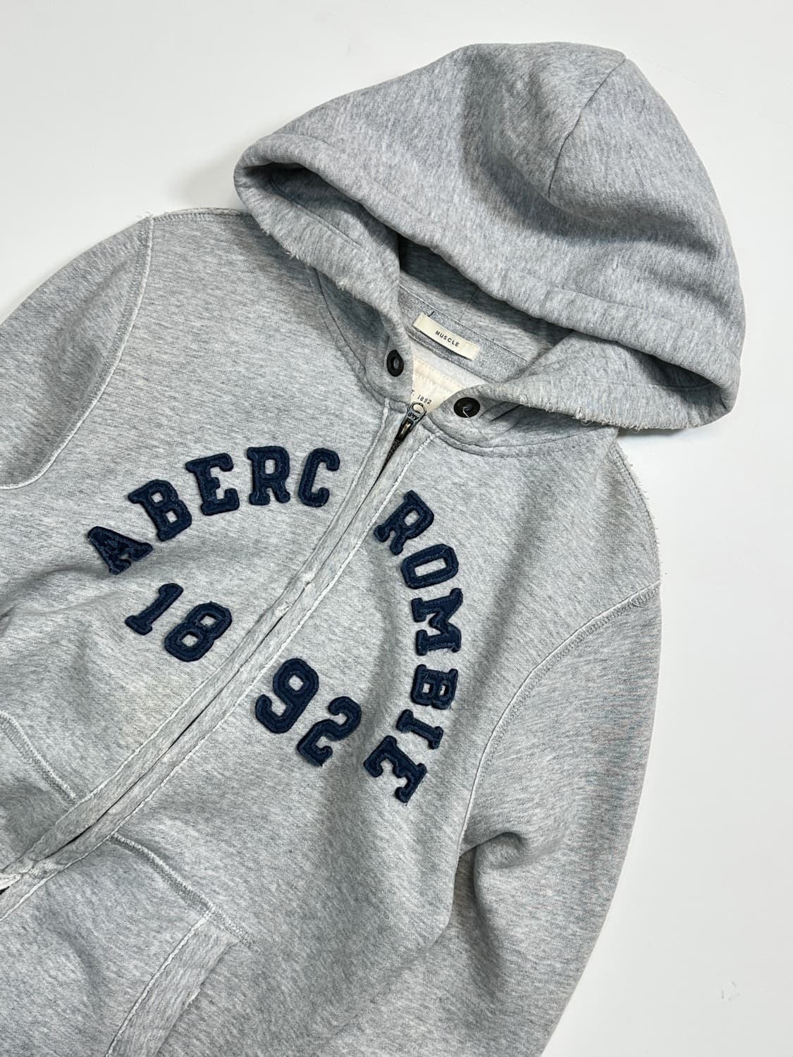 아베크롬비 스펠로고 후드집업(95-100) 상품이미지1