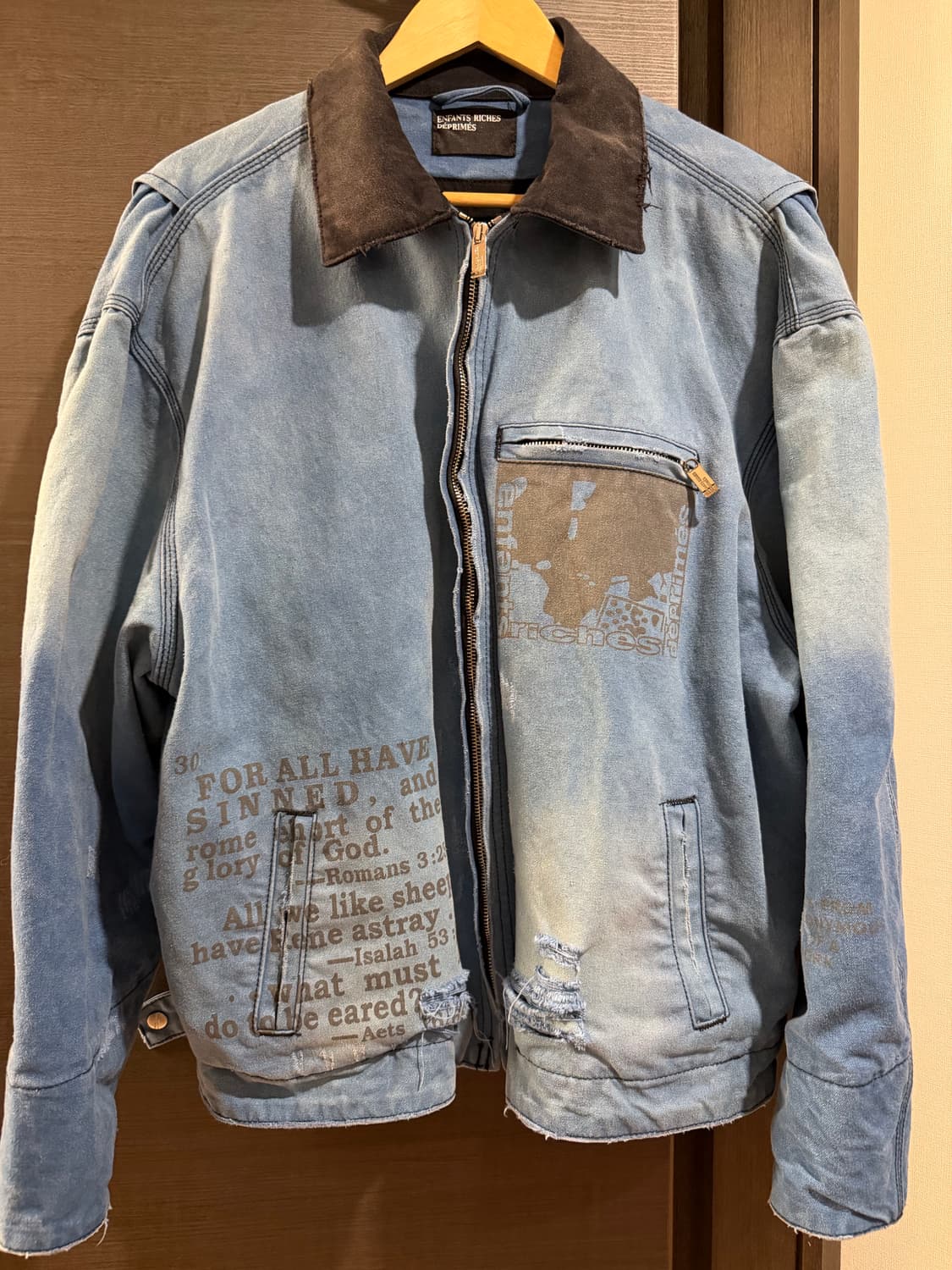 ERD 디스트레스 캔버스 워크 자켓 M (새상품급) 상품이미지1