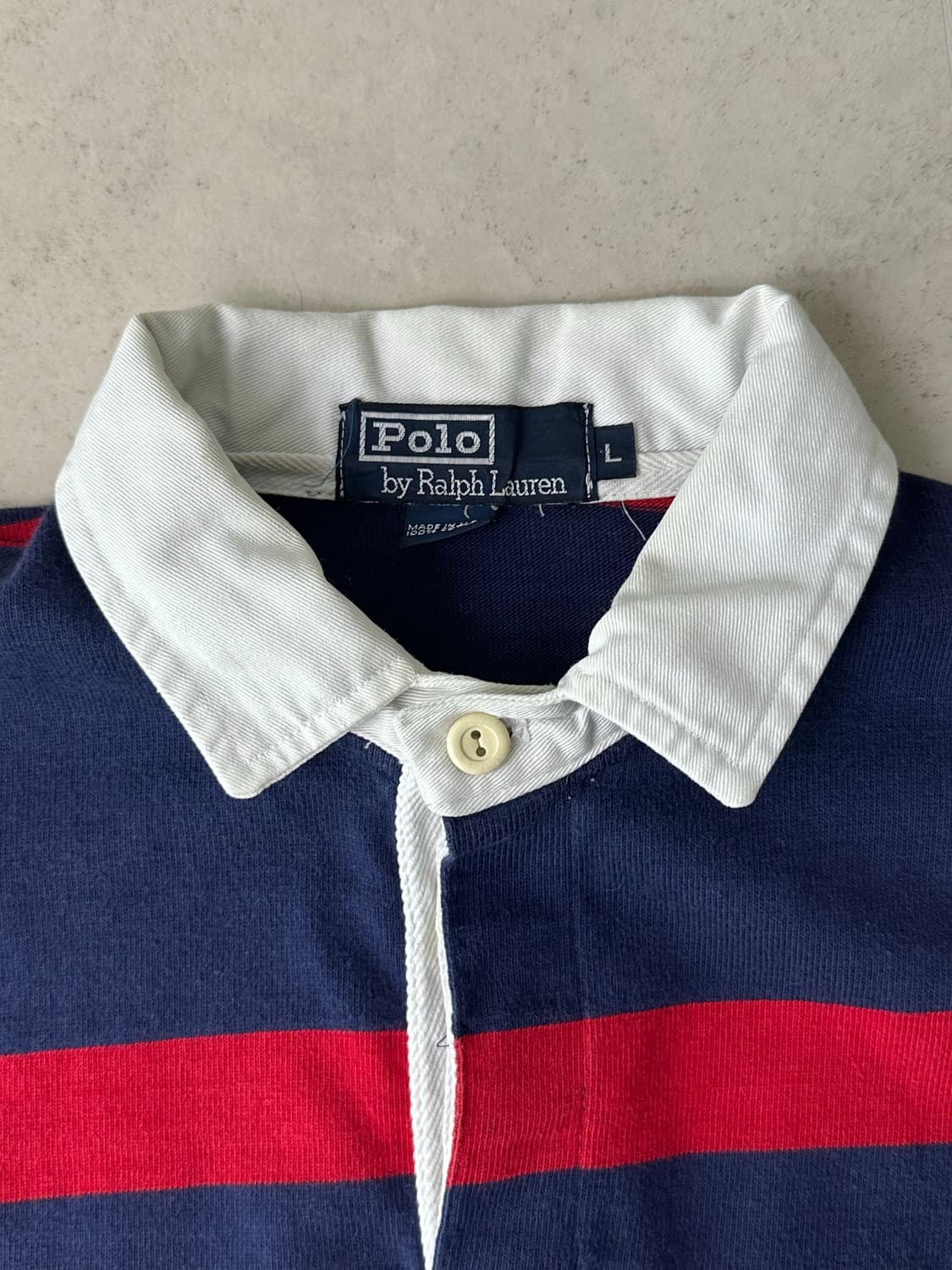 90s 폴로 랄프로렌 럭비셔츠  made in USA 상품이미지3