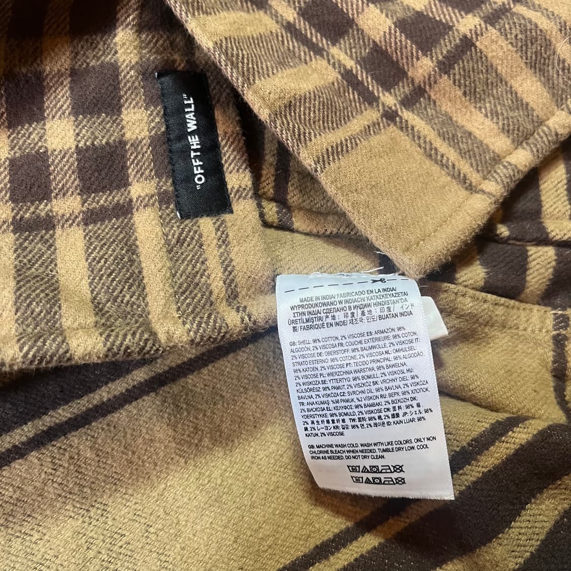 반스 울 포켓 체크 셔츠 자켓 상품이미지4