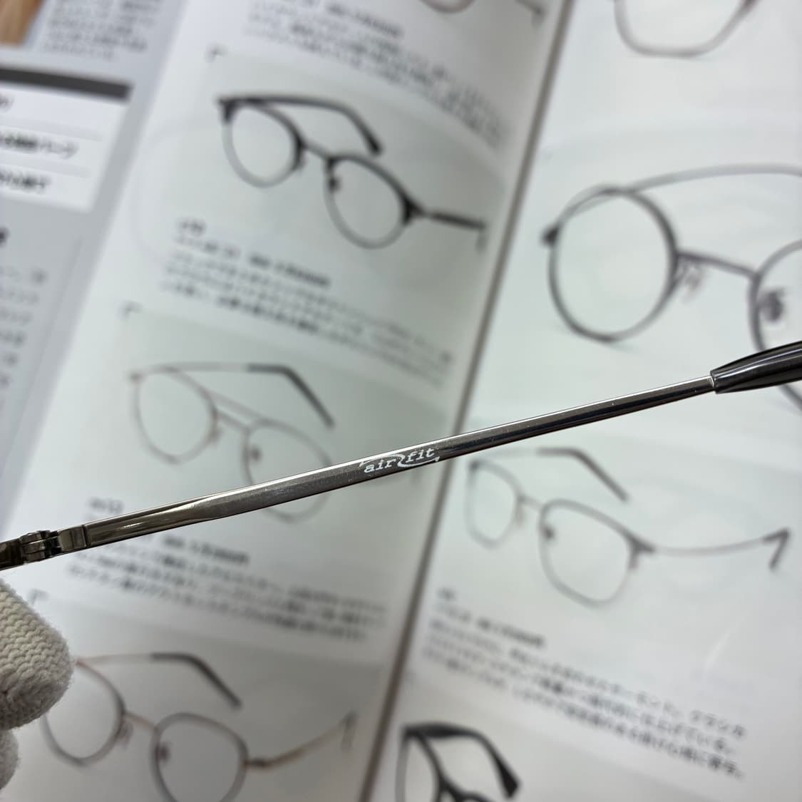 AIR FIT 에어핏 언더림 티타늄 일본 안경 상품이미지5