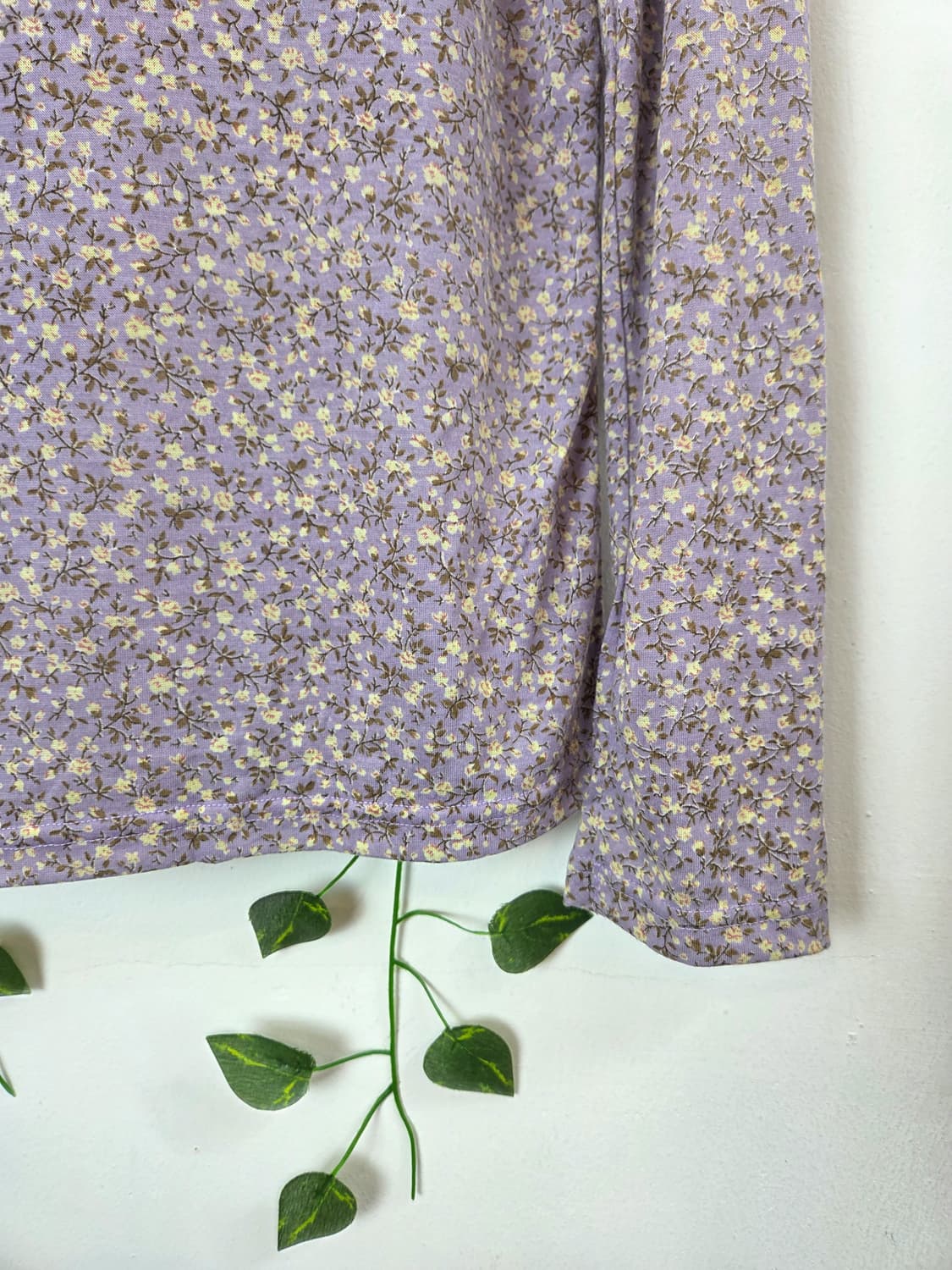 뮤트 보라 잔꽃 슬리브 상품이미지5