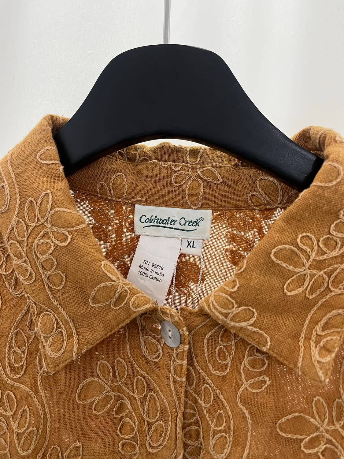 Coldwater Creek embroidery shirt  상품이미지6