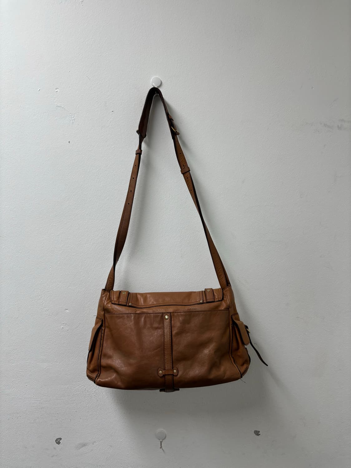 “Bean Pole” Brown Multi Pocket Detail Ba 상품이미지7
