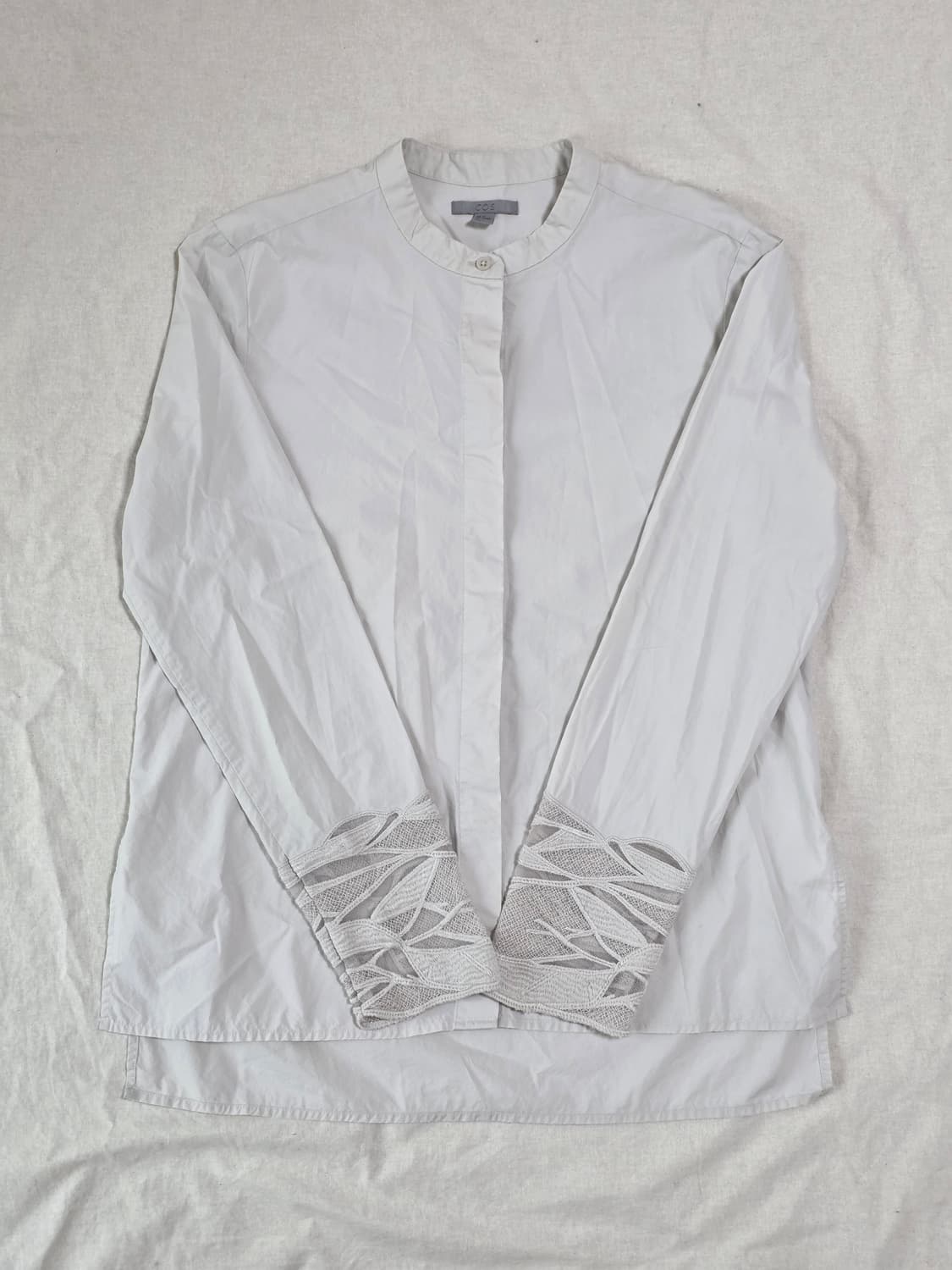 COS 코스 차이나 슬릿 블라우스 상품이미지1