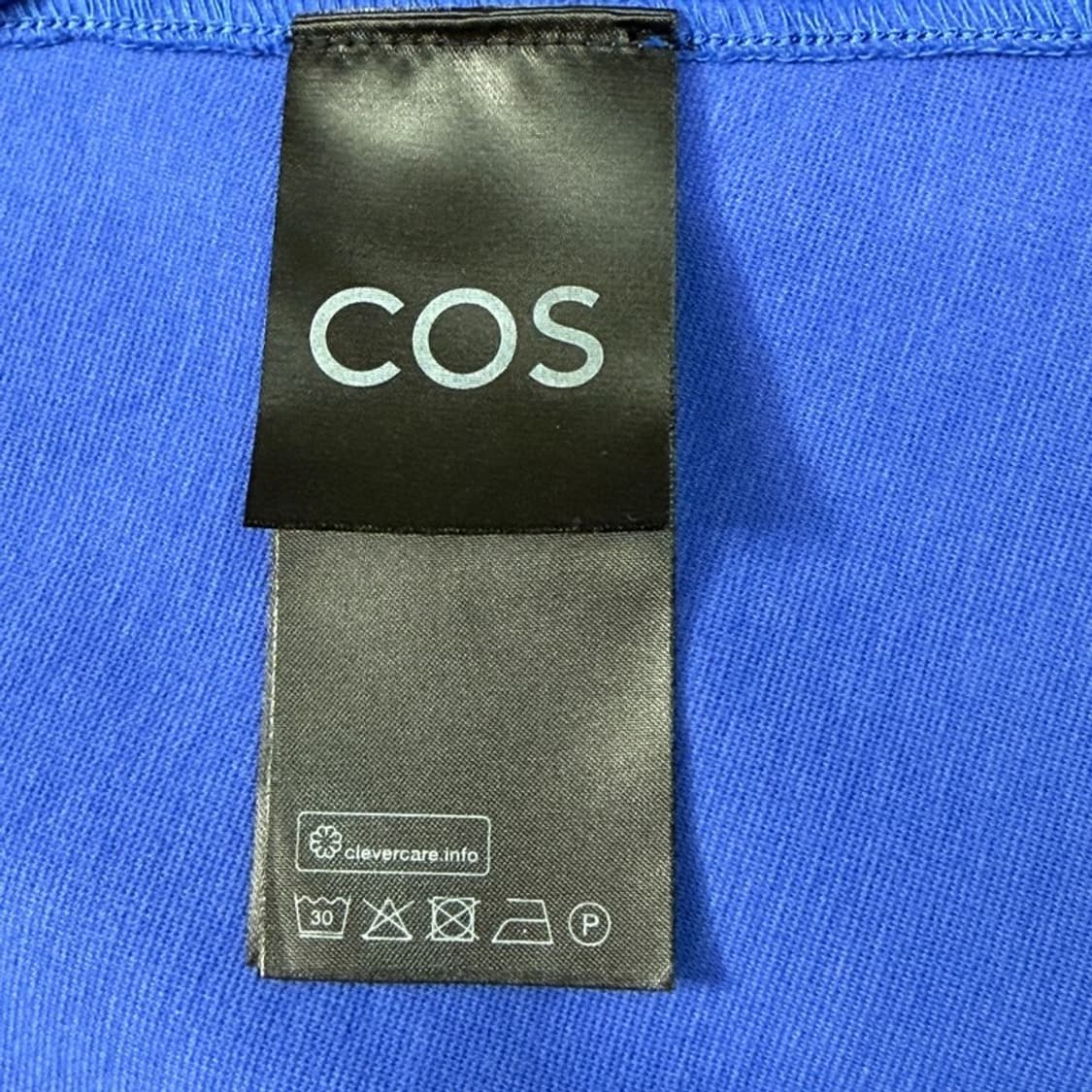 코스 집업 미디 원피스 블루 S 상품이미지7
