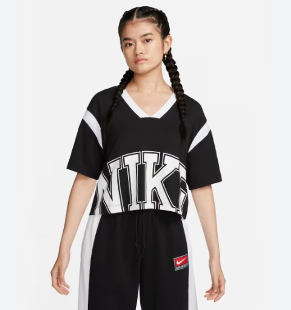 [[여성 L, A급] 나이키(NIKE) NSW 크롭 반팔티셔츠@633 상품이미지2