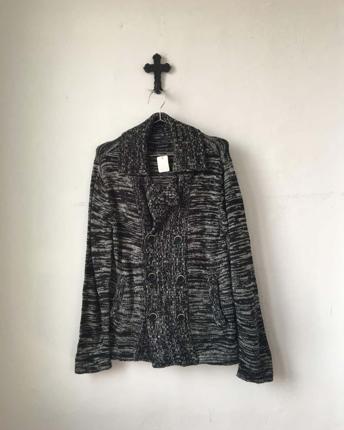 Double button knit cardigan 상품이미지2