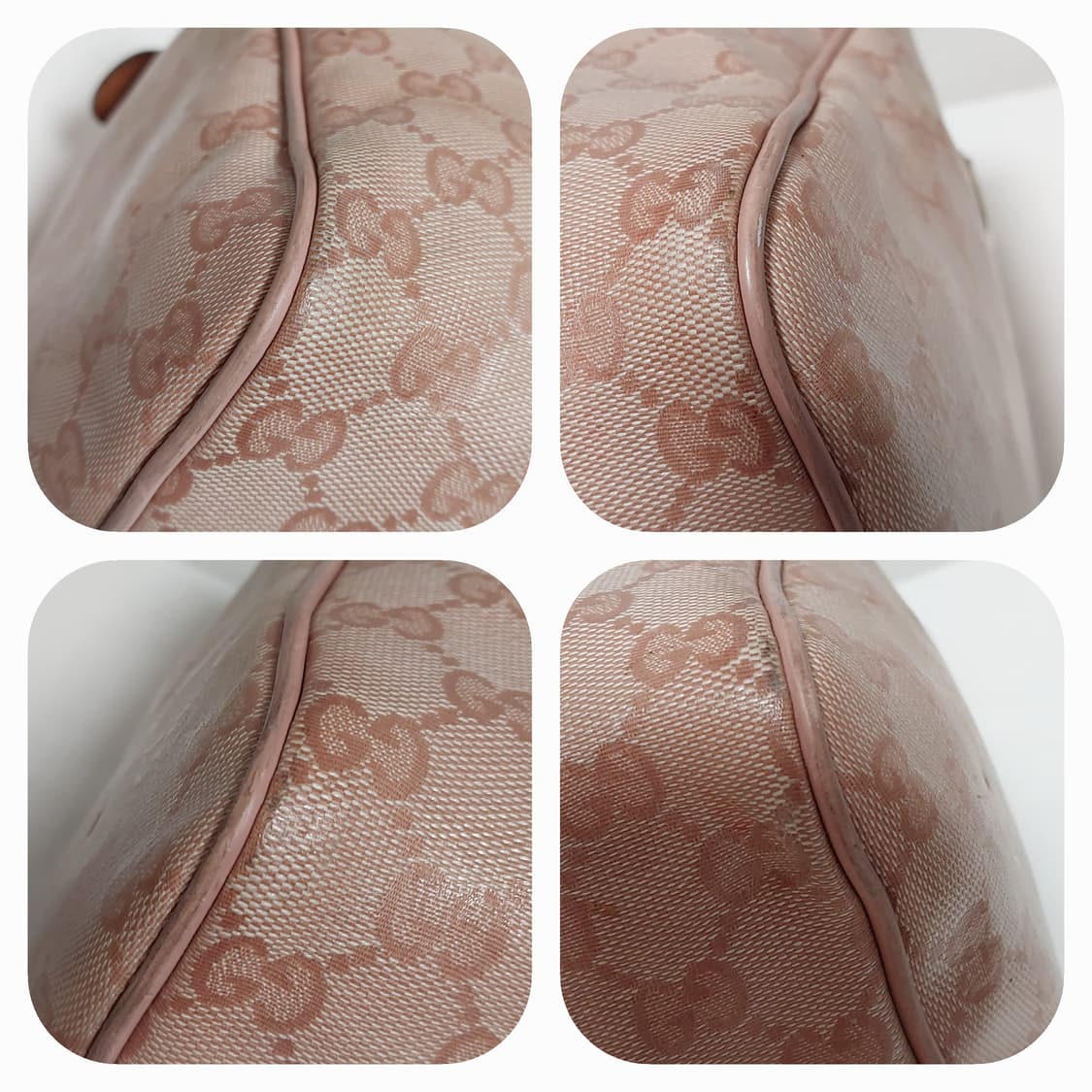 구찌 핑크 GG 크리스탈 보스턴백 (정품) 상품이미지8