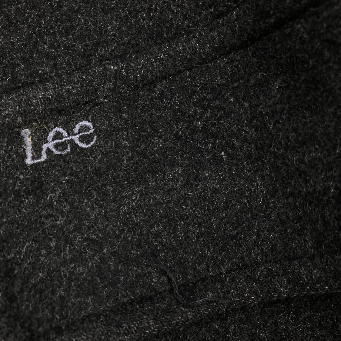 Lee 다크 그레이 스몰 로고 더플 코트 상품이미지2