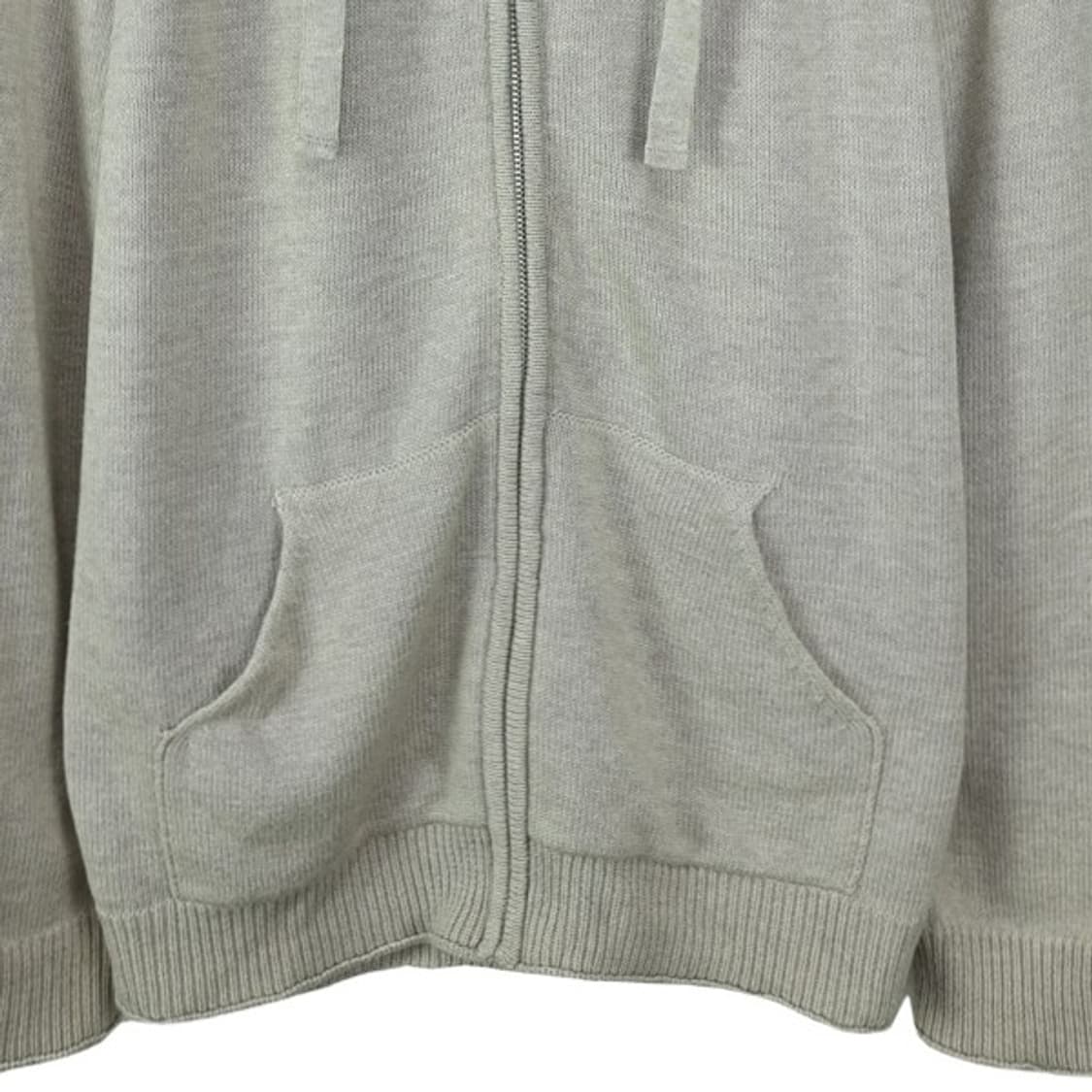 [노앙] 니트 후드 집업 베이지 M19470 상품이미지5