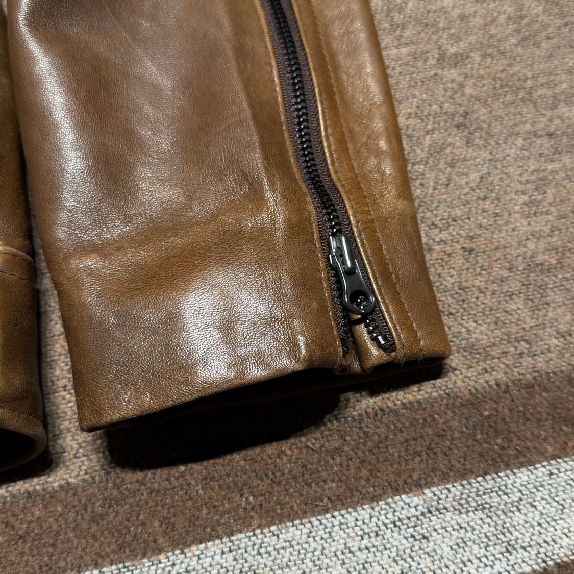 비욘드클로젯 남성 양가죽 자켓 브라운 100 상품이미지5