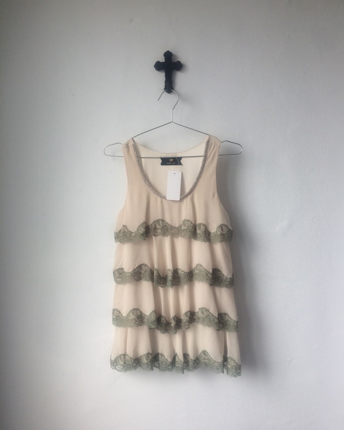 Lace layer sleeveless onepiece 상품이미지2