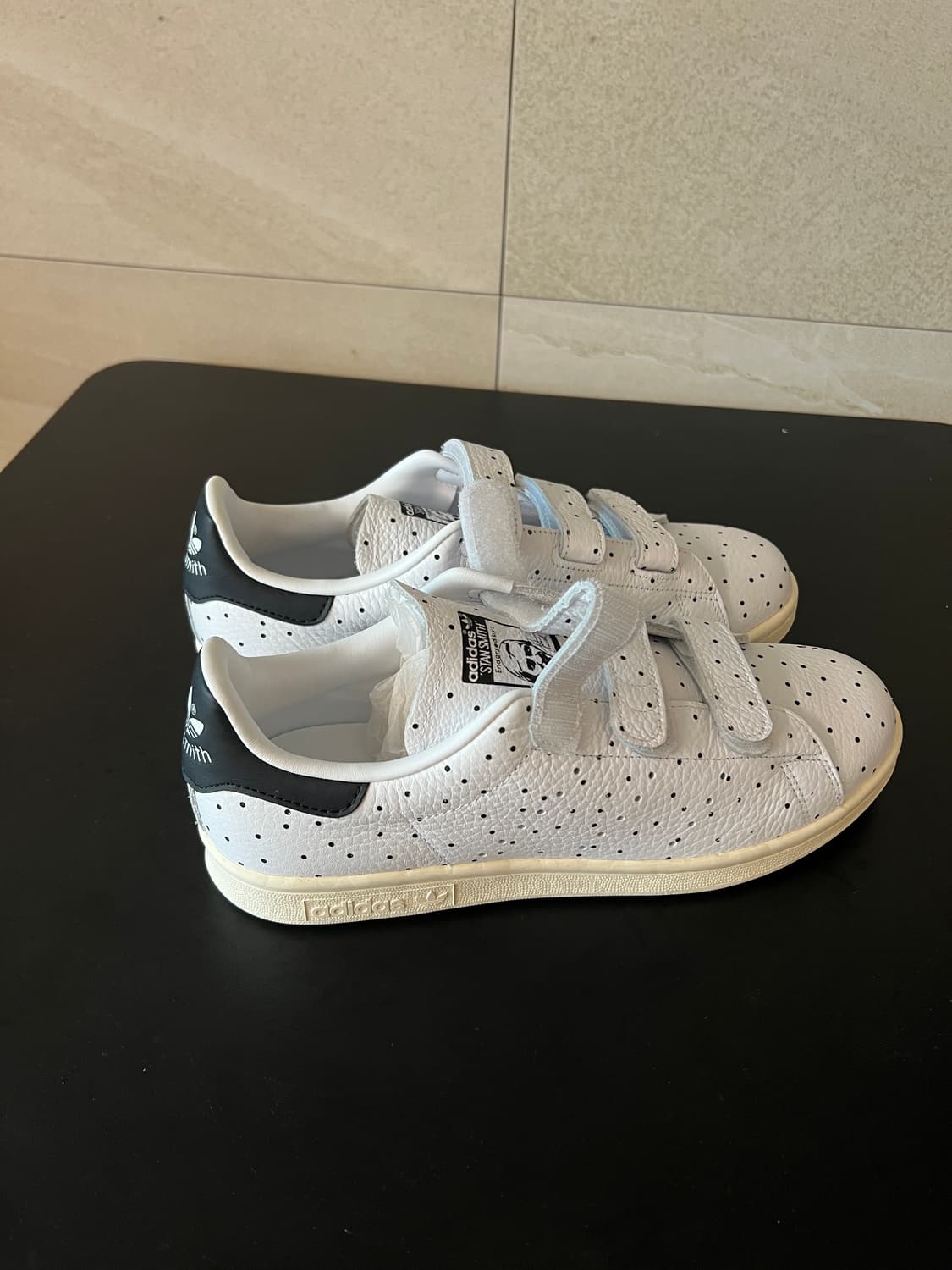 [265mm] [새제품] 아디다스 스탠스미스 CF 벨크로 (블랙) 풀박스 상품이미지3