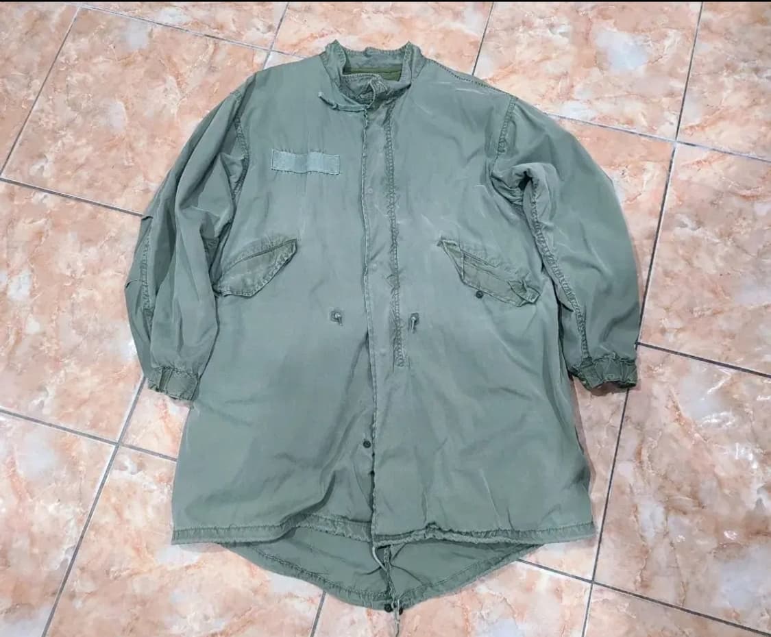 (추후실측 지퍼사진 수정) 70년대 M65 피쉬테일 파카 (S-R) 상품이미지1