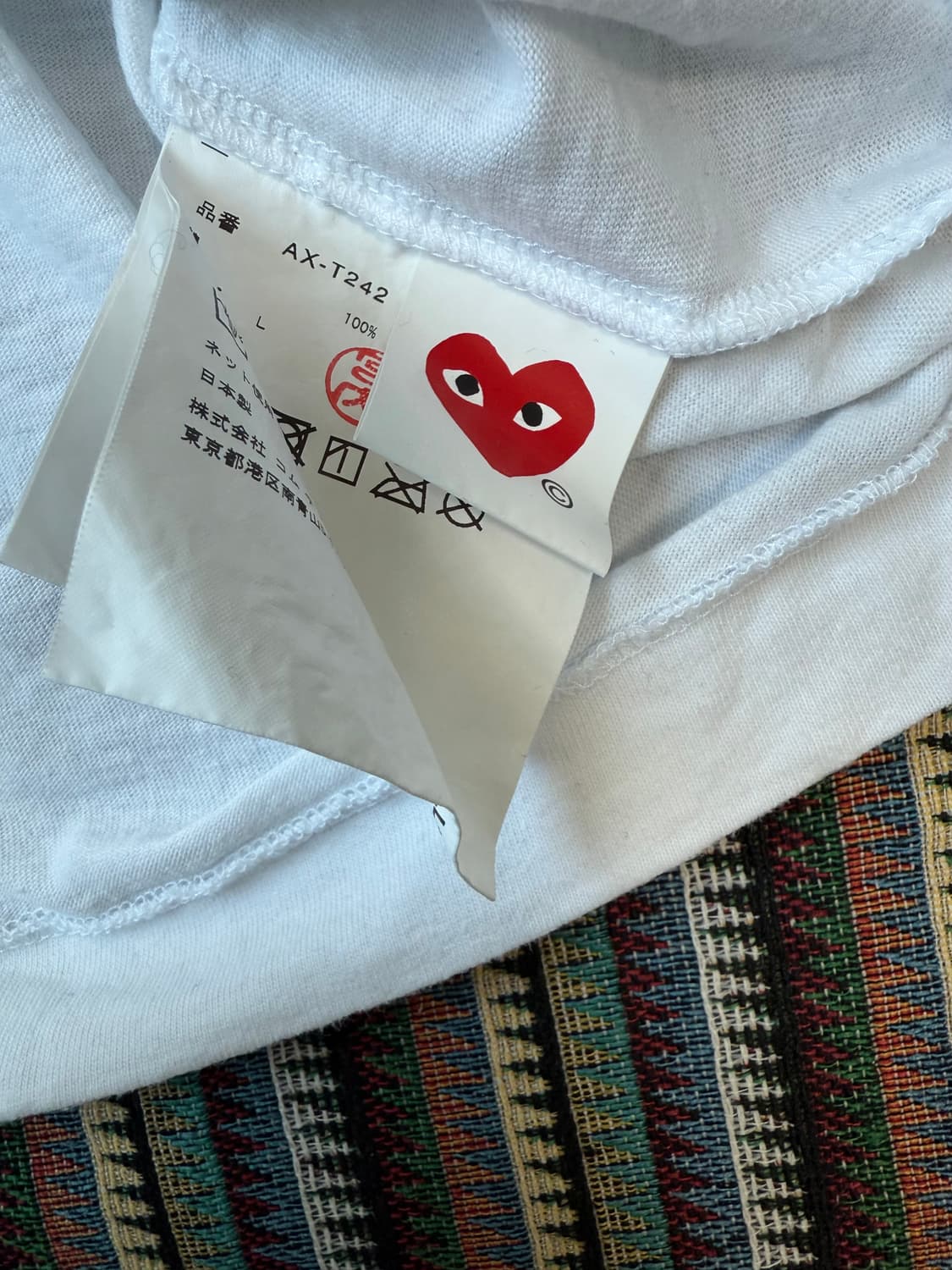 꼼데가르송 카모 반팔 티셔츠 상품이미지3