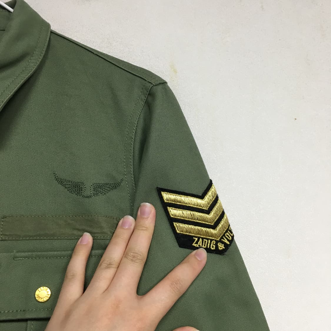쟈딕앤볼테르 정품 야상 자켓 xs 상품이미지3