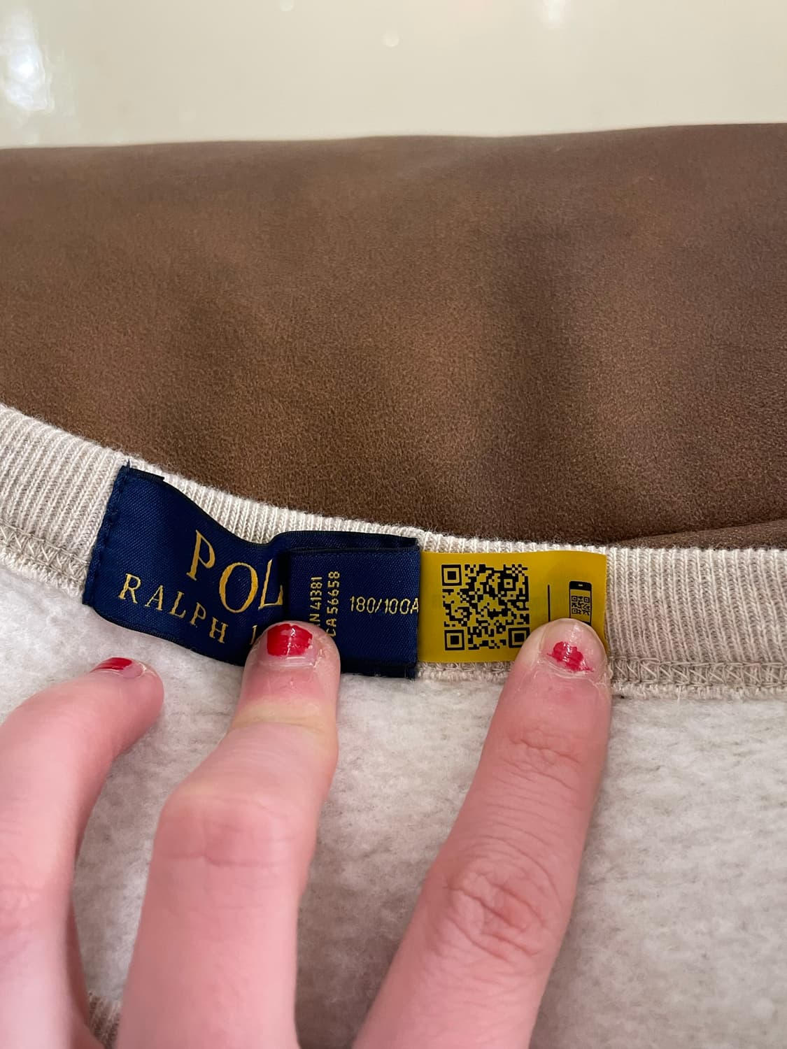 PRL 폴로 랄프로렌 신형 큐알 아치로고 맨투맨 상품이미지6
