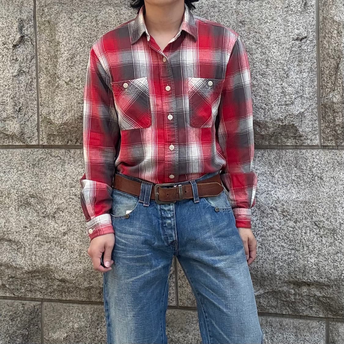 폴로랄프로렌 Polo Ralph Lauren 레드 플레이드 플란넬 셔츠 상품이미지1