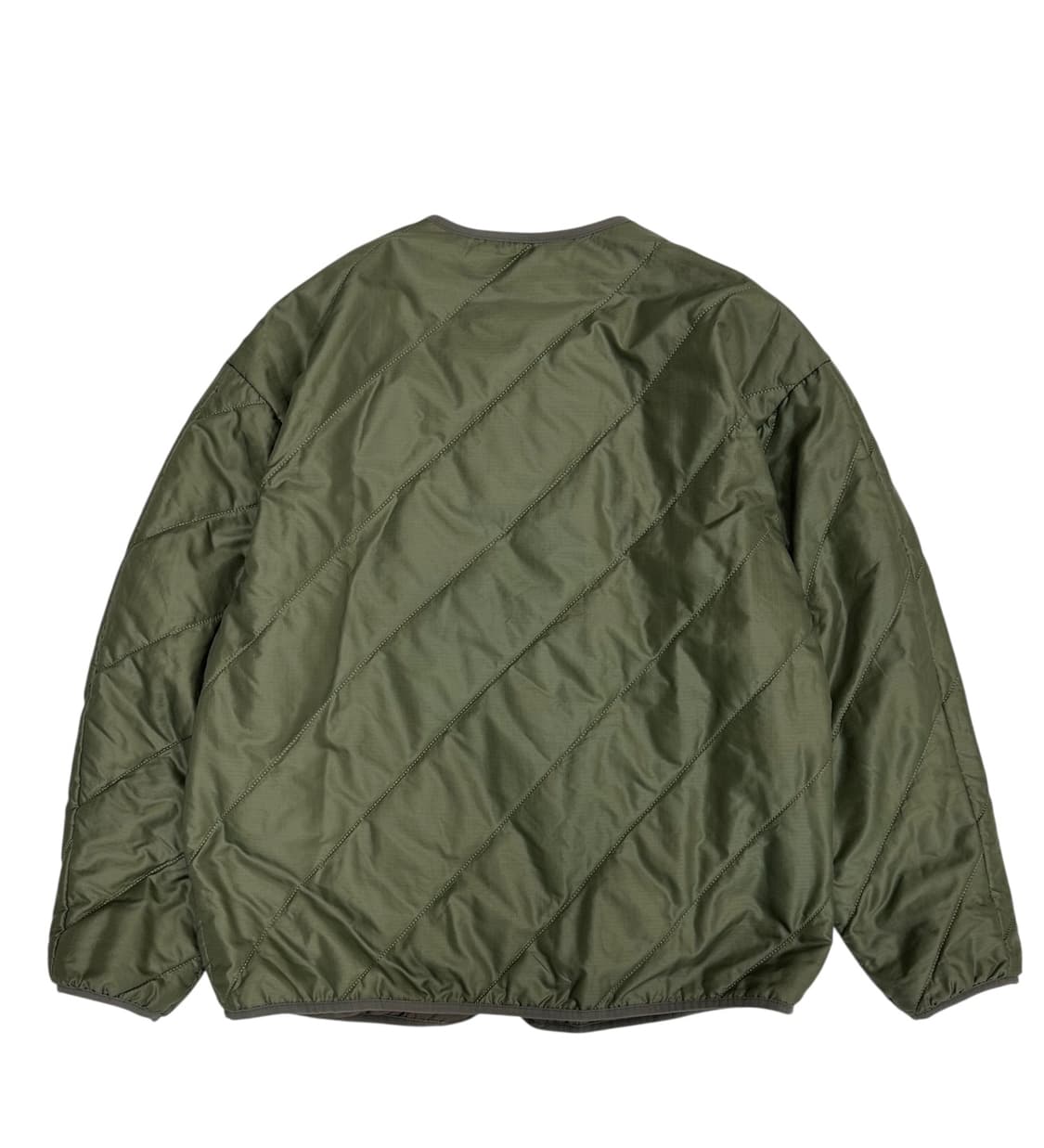 마뗑킴 칼라리스 퀄팅자켓 카키 (FREE) 상품이미지8