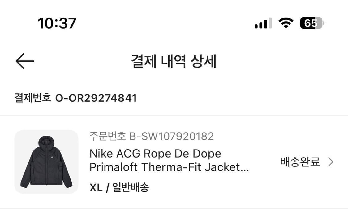 나이키 ACG 로프드도프 패딩 XL 상품이미지7