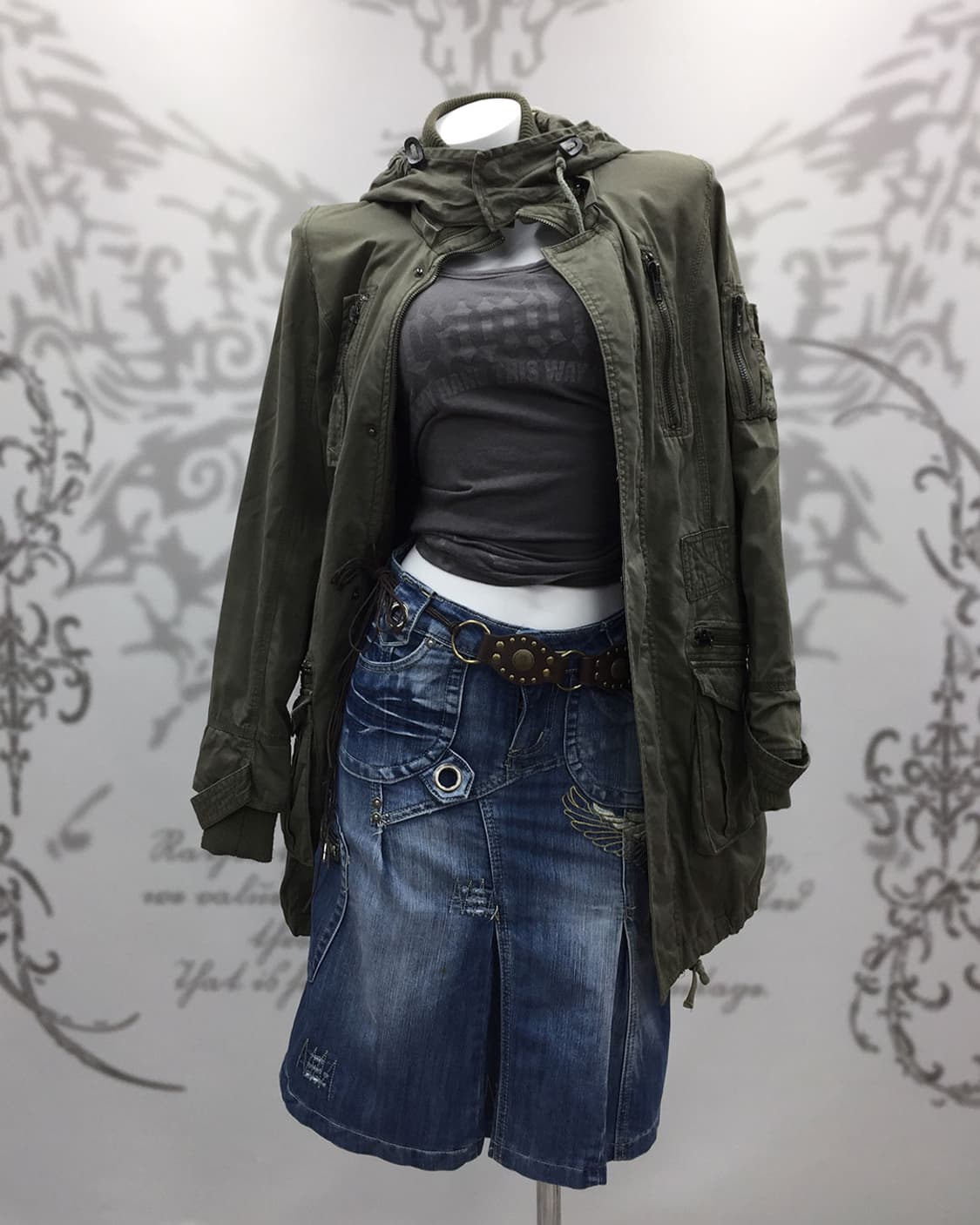 00‘s khaki utility field jacket 상품이미지2