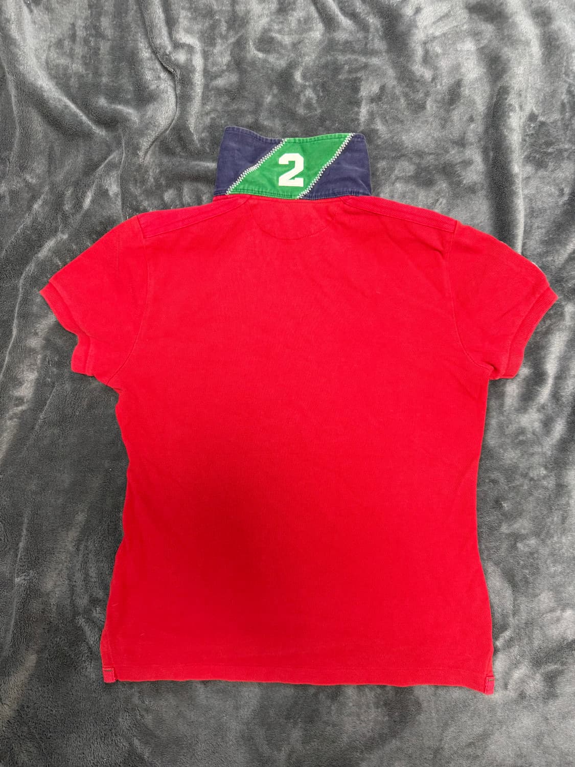 폴로 랄프로렌 2000s 빈티지 럭비 pk 자수 카라티 (M) 상품이미지2